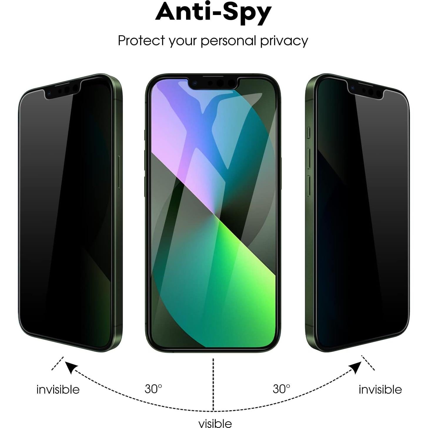 Protector de Pantalla Privado JETech para iPhone 13 mini 5.4"