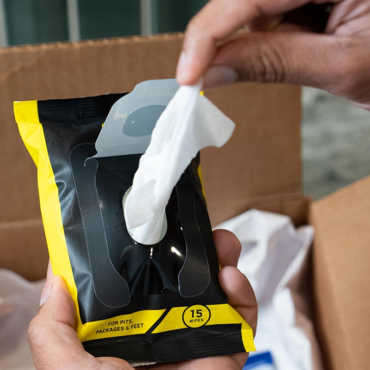 Toallitas Desodorantes Mando - Control de Olores 24 Horas - Hipoalergénicas