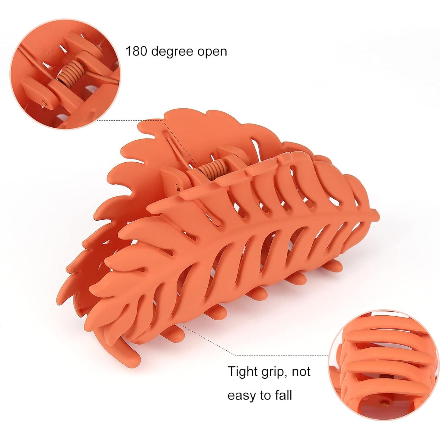 Clips de Garra para Cabello AMCAMI 9.4cm Antideslizantes 8 Piezas