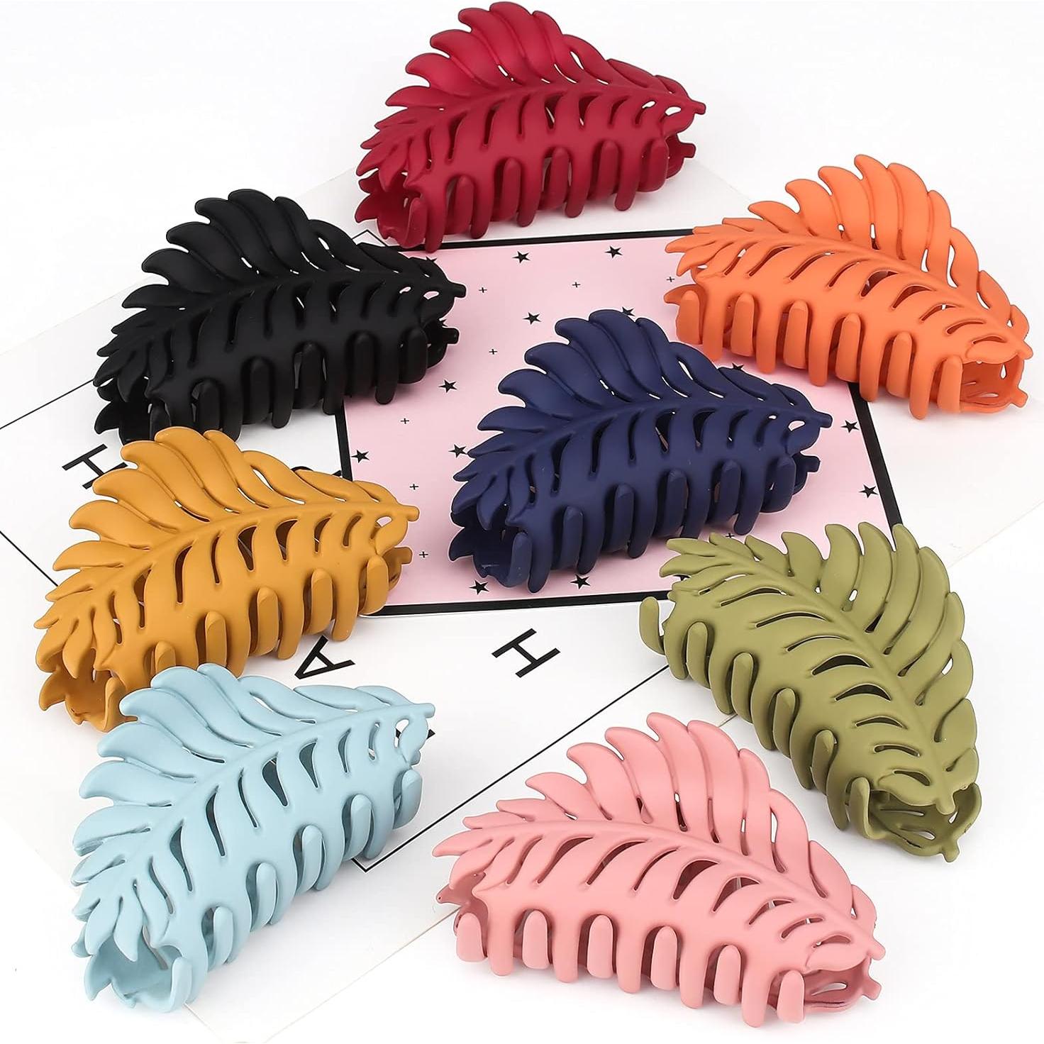 Clips de Garra para Cabello AMCAMI 9.4cm Antideslizantes 8 Piezas