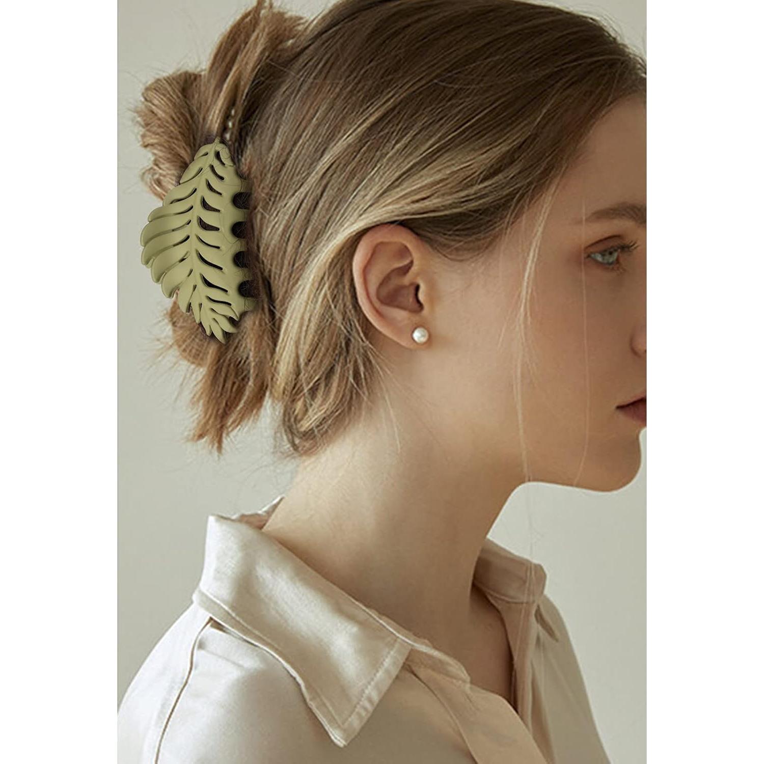 Clips de Garra para Cabello AMCAMI 9.4cm Antideslizantes 8 Piezas