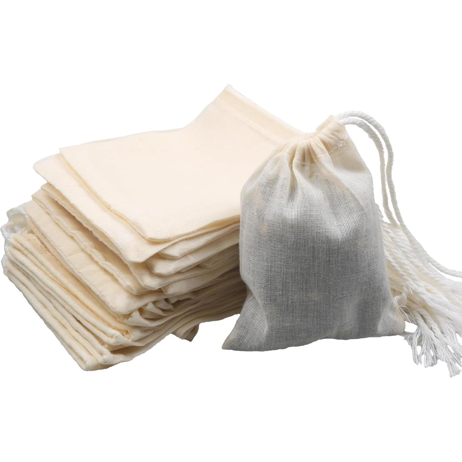 10 Bolsas de Filtro de Té Reutilizables Carrollar 7.62x10.16cm