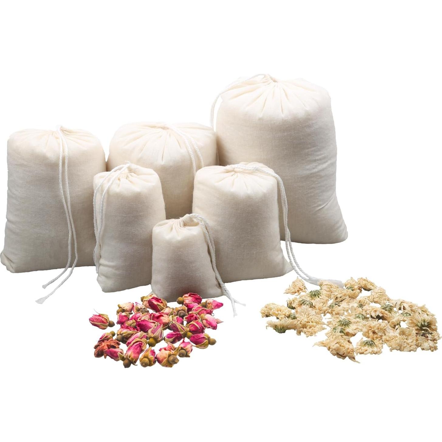 10 Bolsas de Filtro de Té Reutilizables Carrollar 7.62x10.16cm