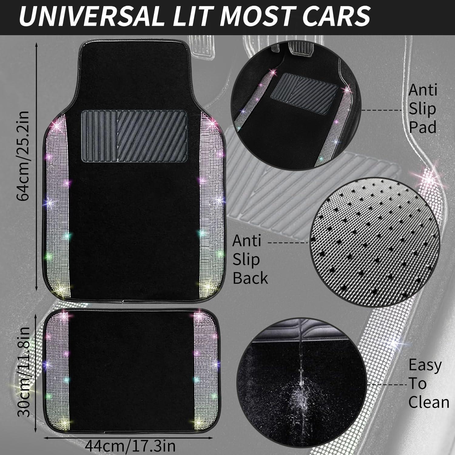 Juego de Accesorios Brillantes NBTEPEM 12 Piezas para Auto