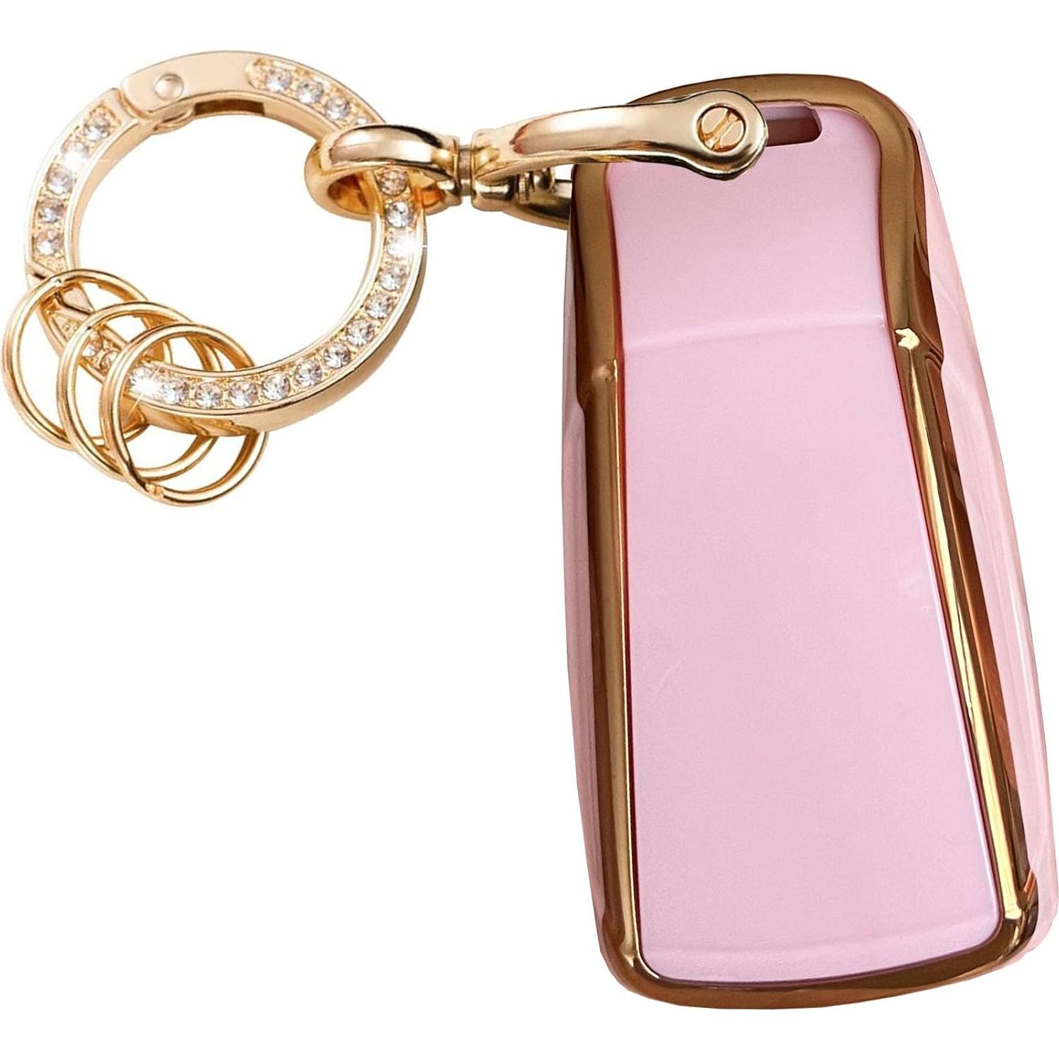 Cubierta de llave Audi A3 A4 A5 A6 A7 Q5 Q7 TT TTS Dorado-Rosa