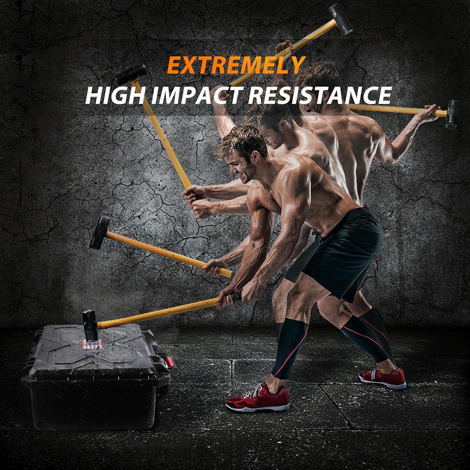 Estuche Duro Kinghardcase para 5 Pistolas y 21 Revistas