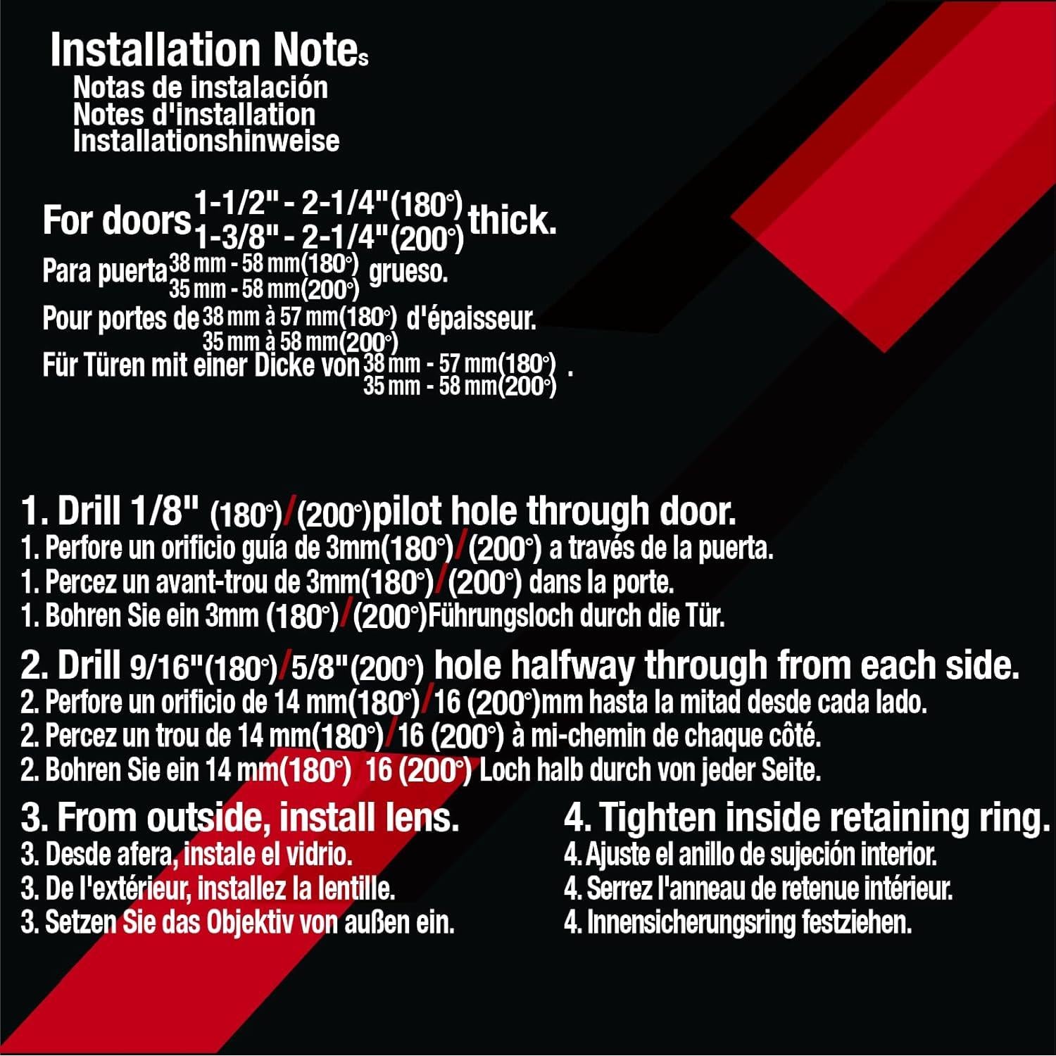 Visor de puerta 180 grados HD Wenzhou latón brillante