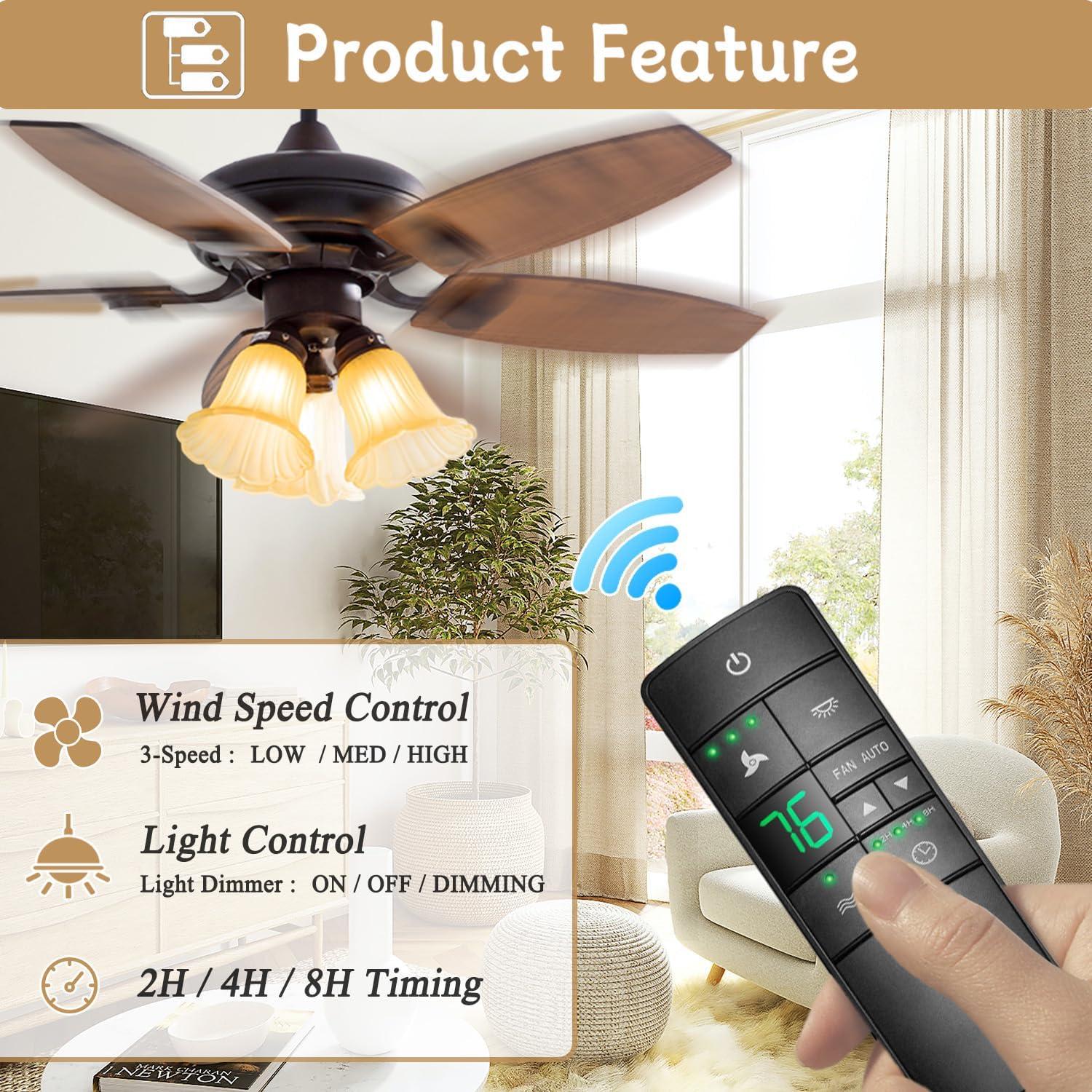 Control Remoto Universal para Ventilador de Techo Prichor HD3