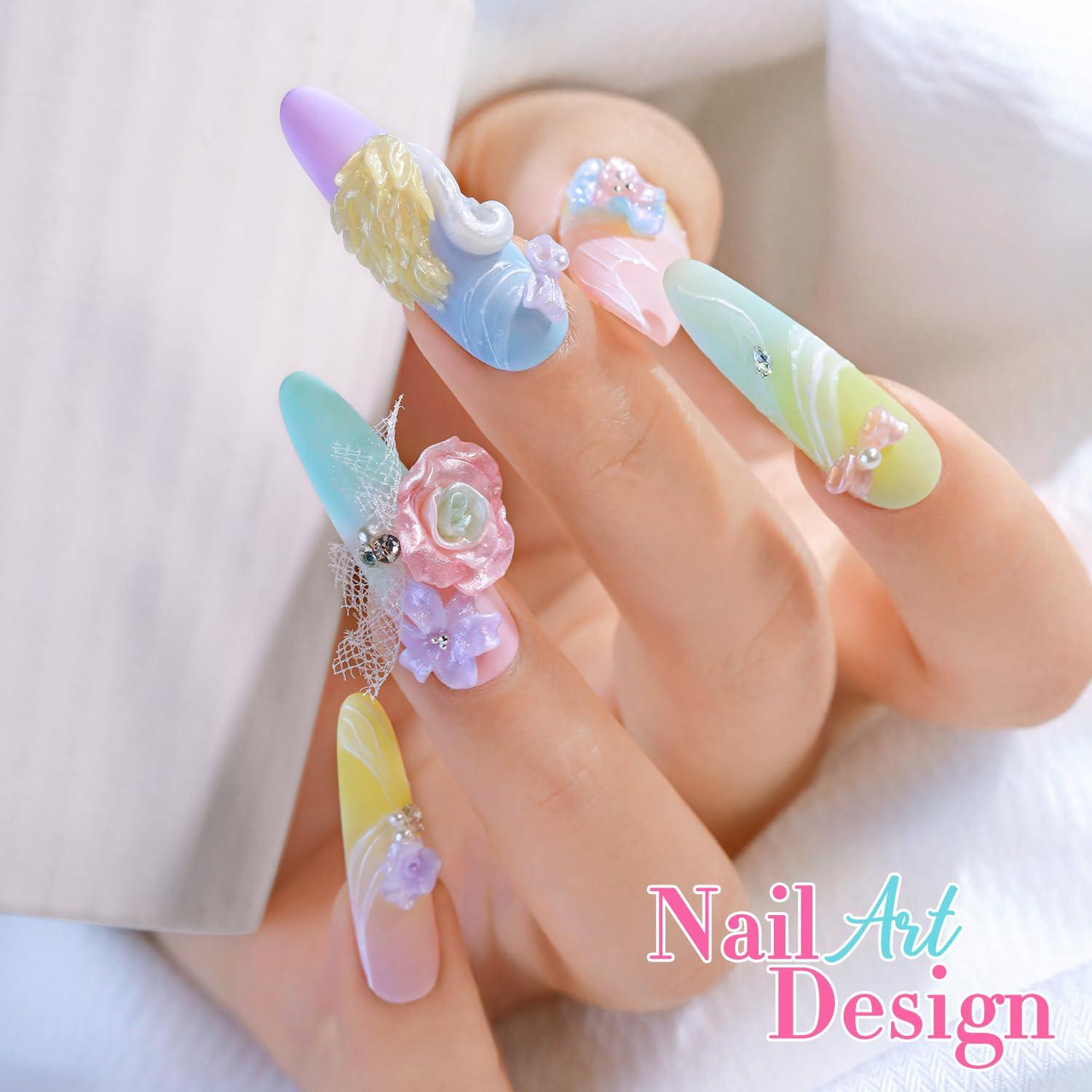 Gel de Uñas 3D Doble Ritmo Azul 0.5 Oz para Esculpido