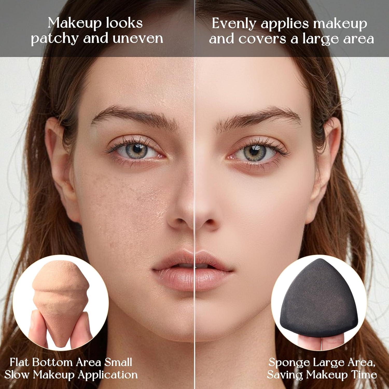 Juego de Esponjas de Maquillaje Triangulares BAIGISH 2Pack