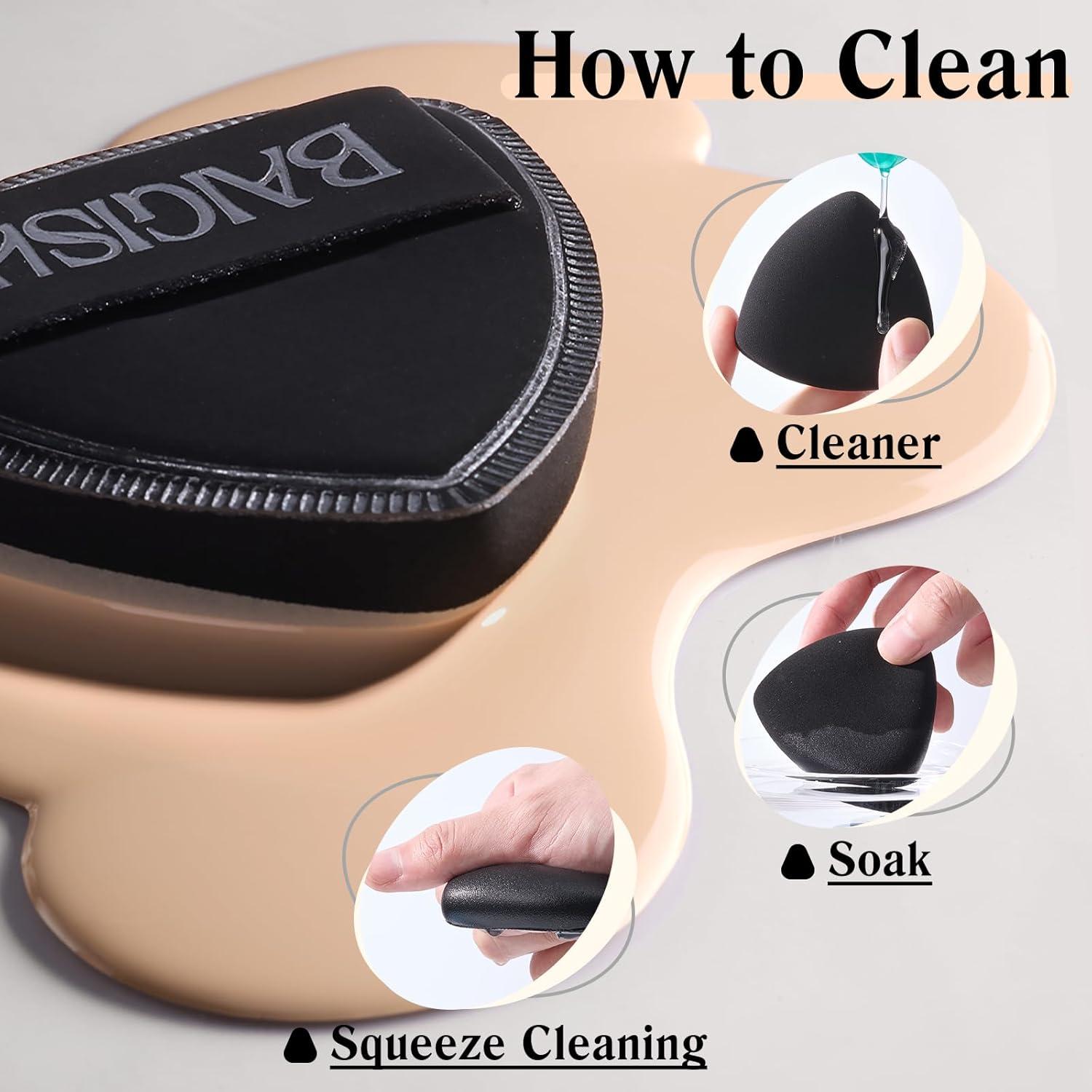 Juego de Esponjas de Maquillaje Triangulares BAIGISH 2Pack