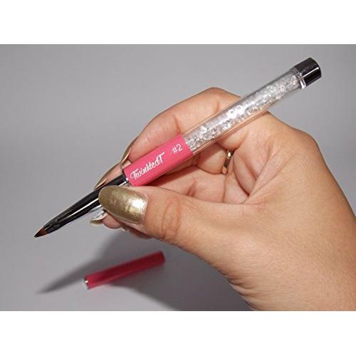 Brocha Profesional de Limpieza de Uñas Kolinsky Twinkled T - Tamaños 2, 6, 12