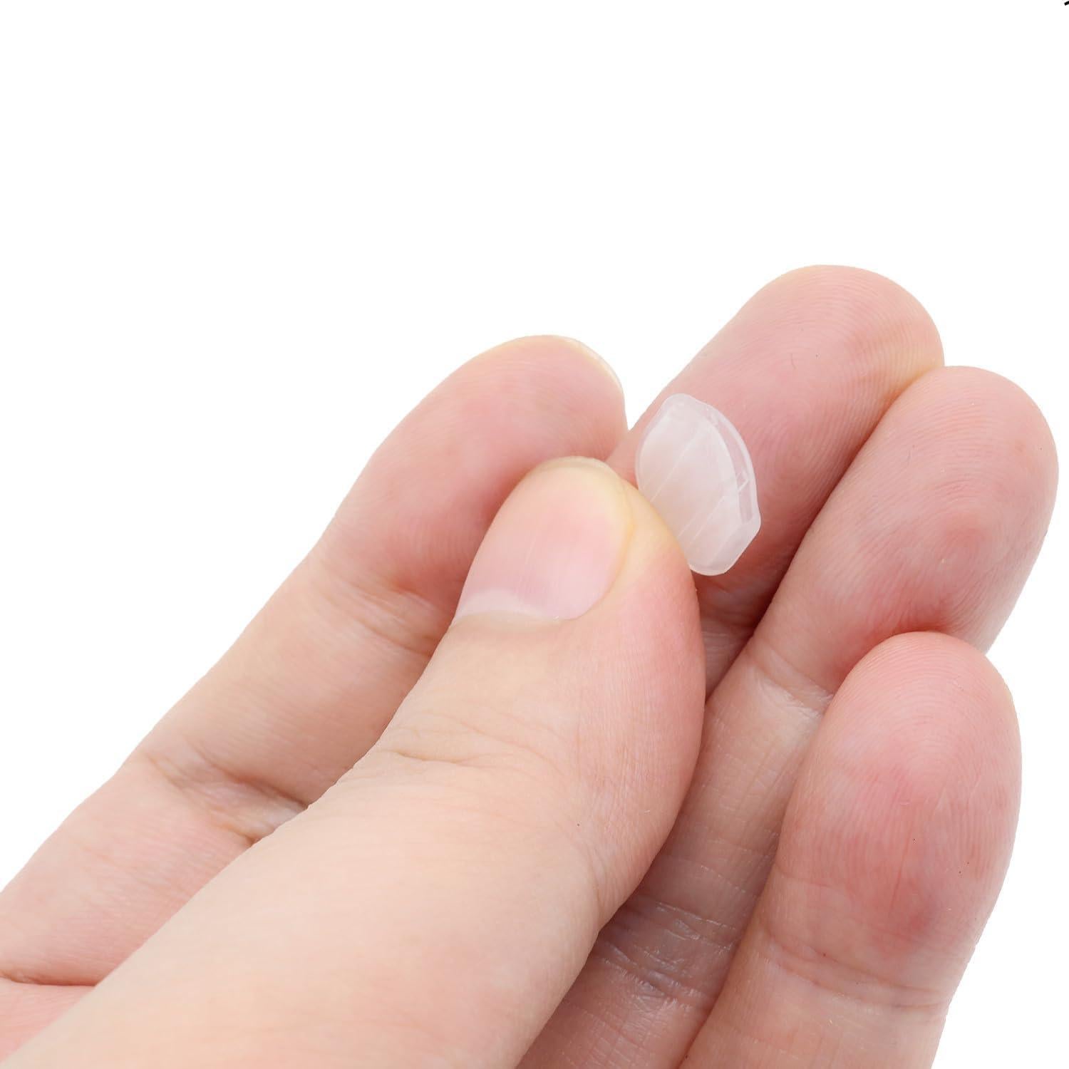 30 Almohadillas de Silicona para Pendientes Clip On XIWENQUKU 12x15mm