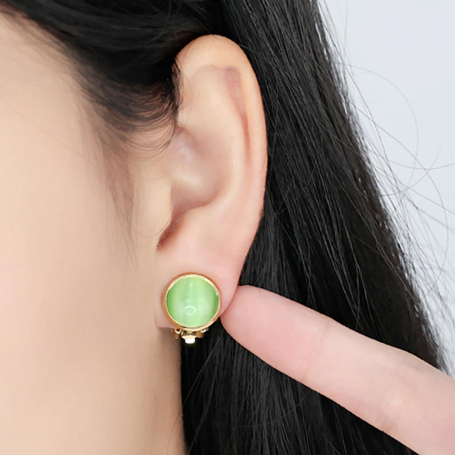 30 Almohadillas de Silicona para Pendientes Clip On XIWENQUKU 12x15mm