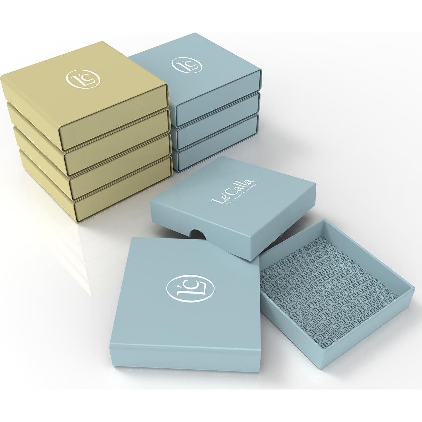 Anillos de Dedo del Pie de Plata Esterlina 925 LeCalla - 3 Piezas Ajustables