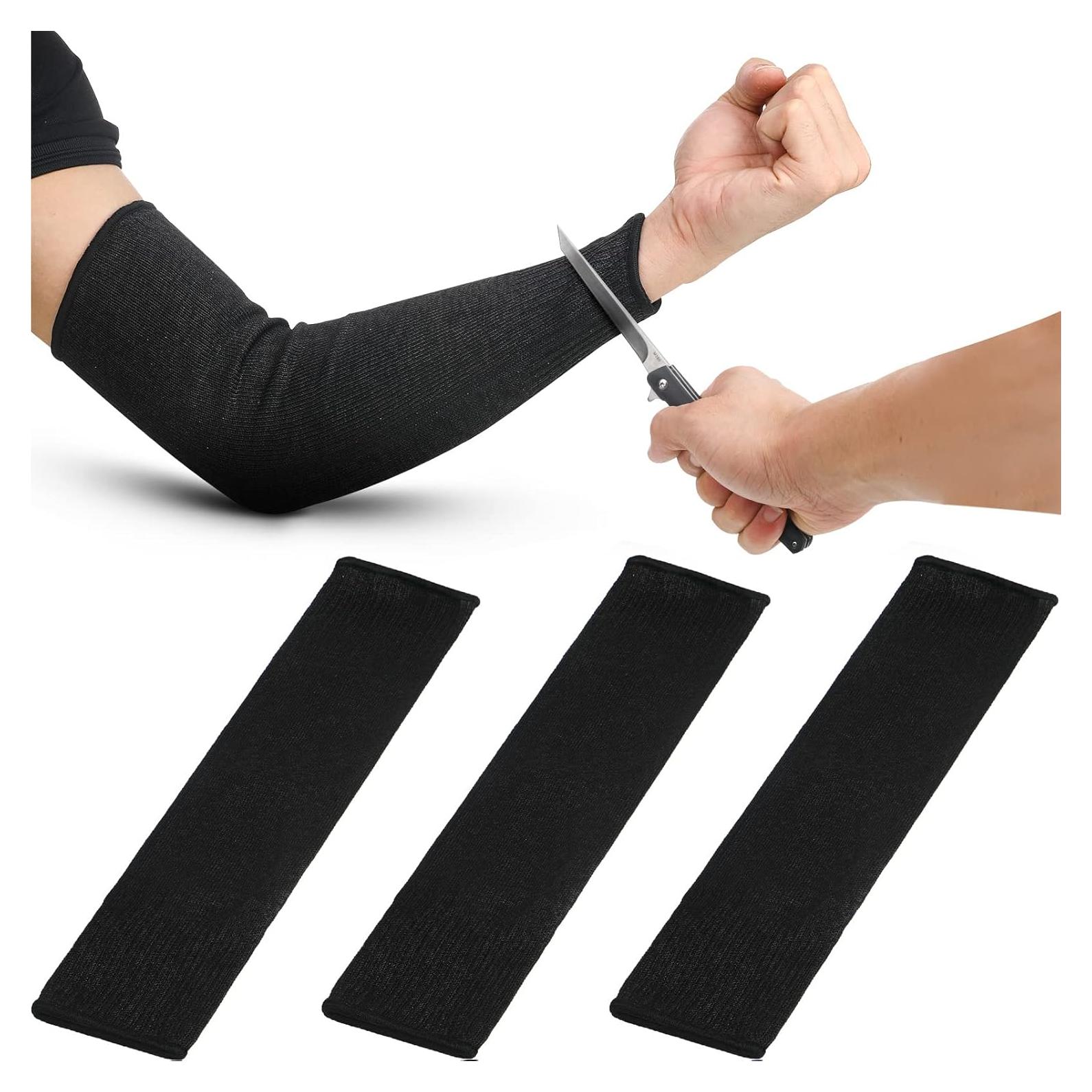 Chuarry 3 Pares de Mangas Protectivas Resistentes a Cortes Nivel 5