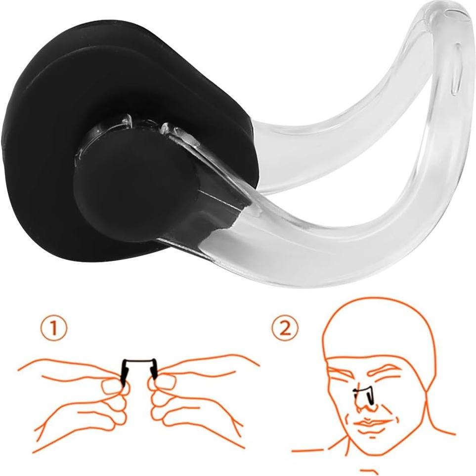 Clip de Nariz para Natación Hapivida - 2 Pcs Silicona