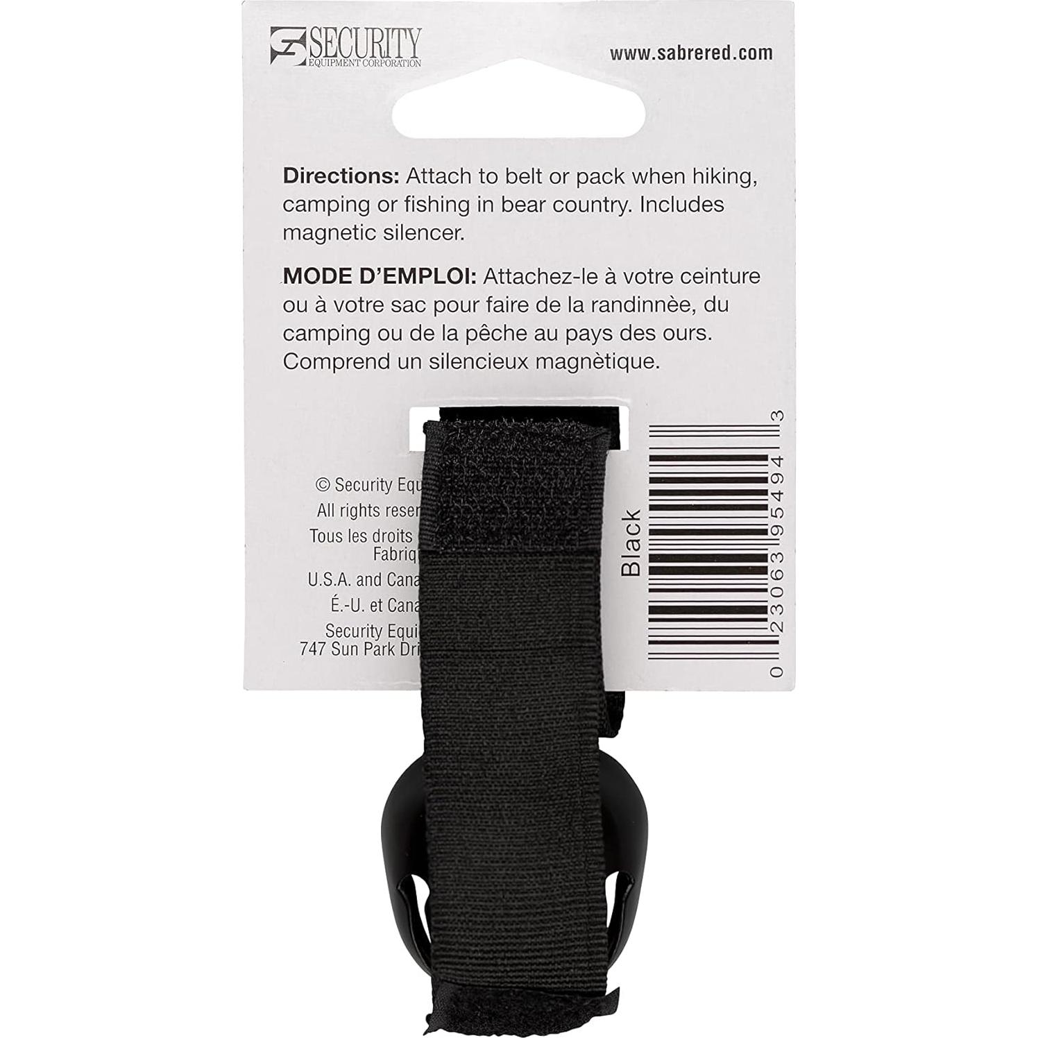 Campana para Osos SABRE Frontiersman Negra, Silenciador Magnético