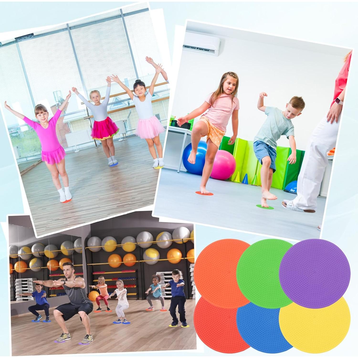 Marcadores de Piso Antideslizantes PATIKIL 10 cm - 24 Piezas