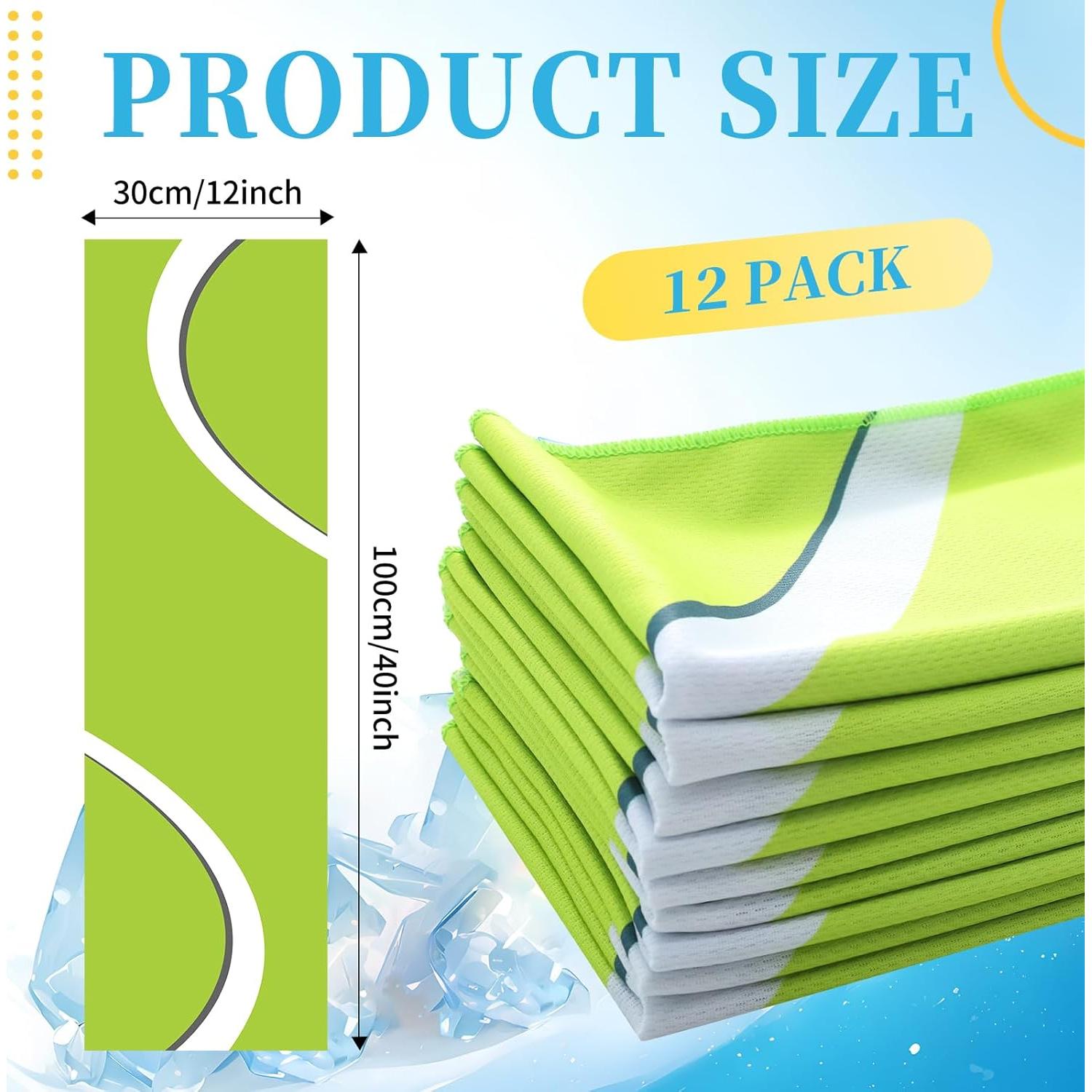 Toalla de Enfriamiento Sel Natural 12 Piezas Microfibra 101.6x30.5cm