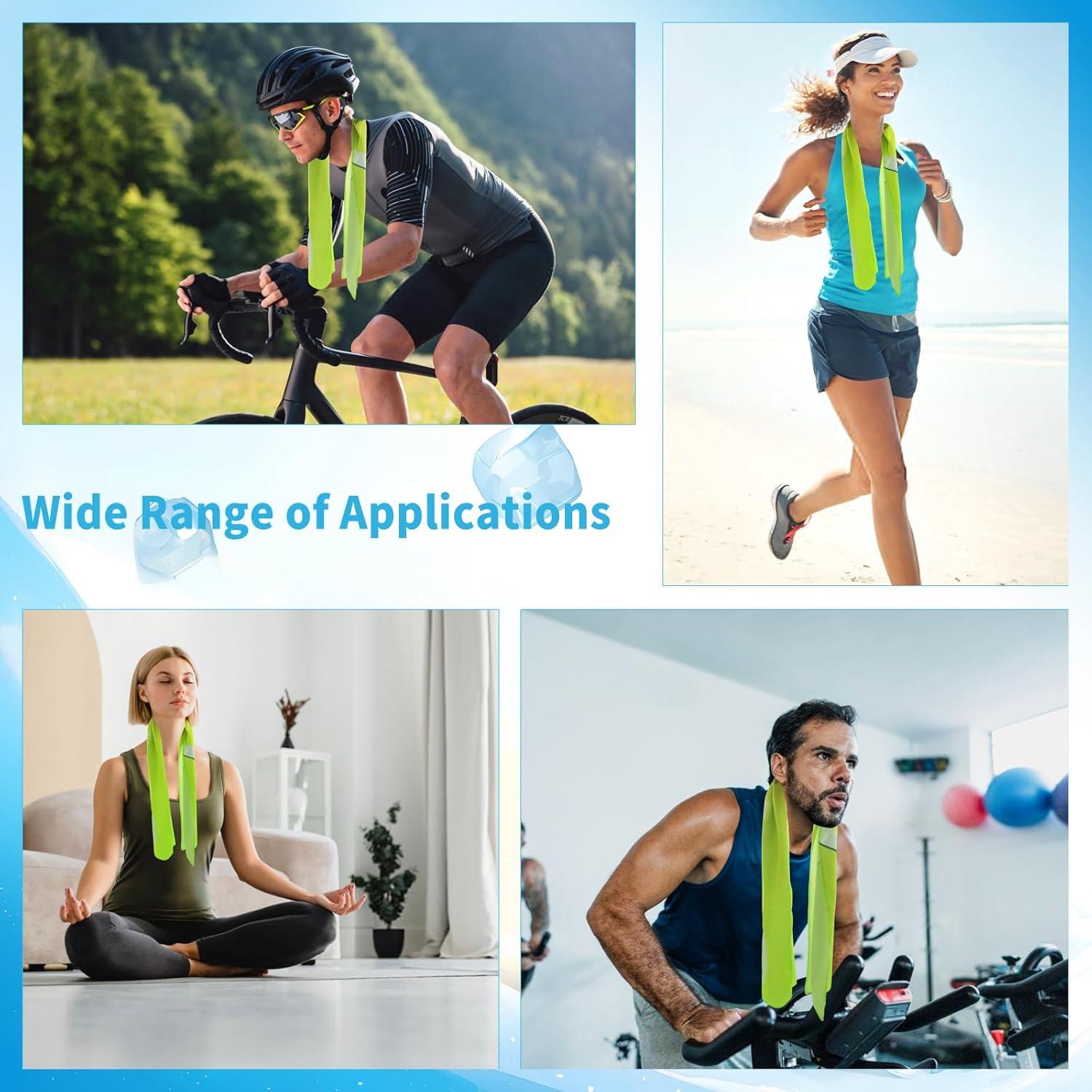 Toalla de Enfriamiento Sel Natural 12 Piezas Microfibra 101.6x30.5cm