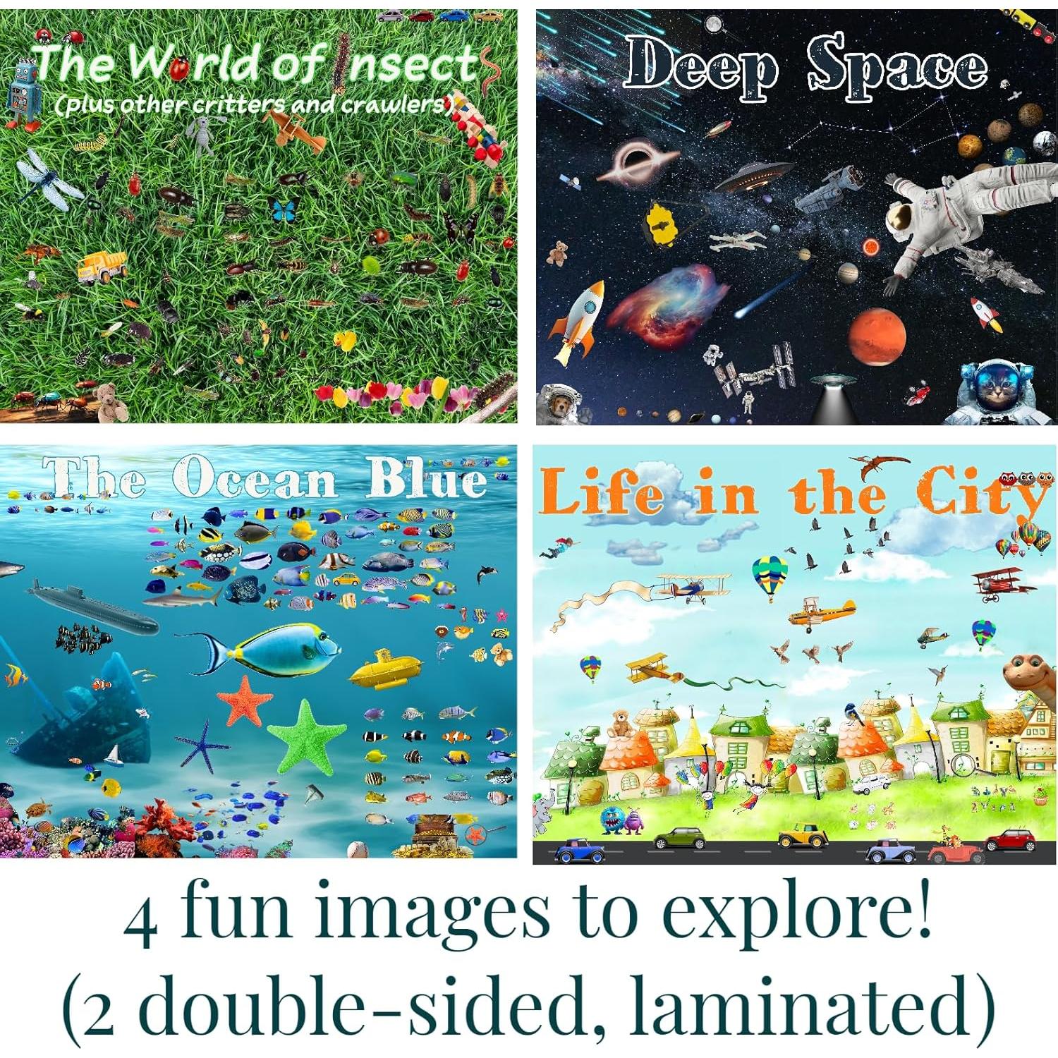 Conjunto de Aventura Hero Brands - 2 Lupas de Madera 3x y 5x