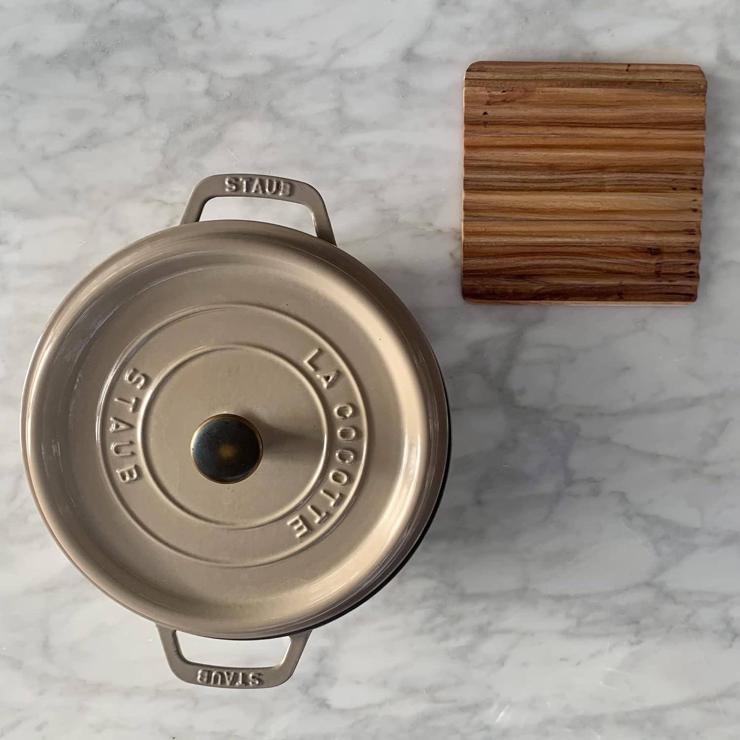 Set de 2 Trivets de Madera de Acacia Ironwood Gourmet Sedona