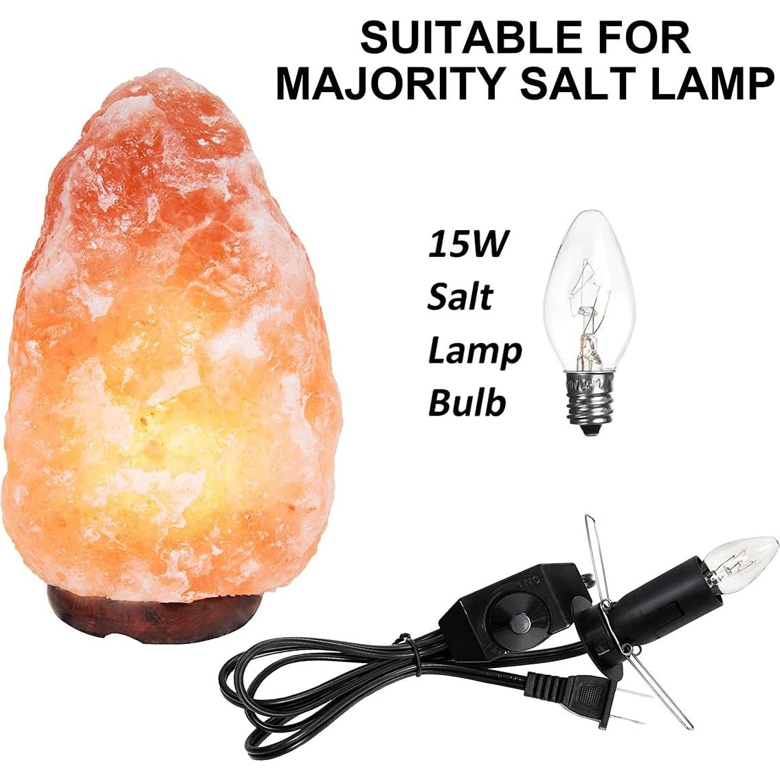 Cable de Lámpara de Sal OHLGT con 6 Bombillas Halógenas 15W