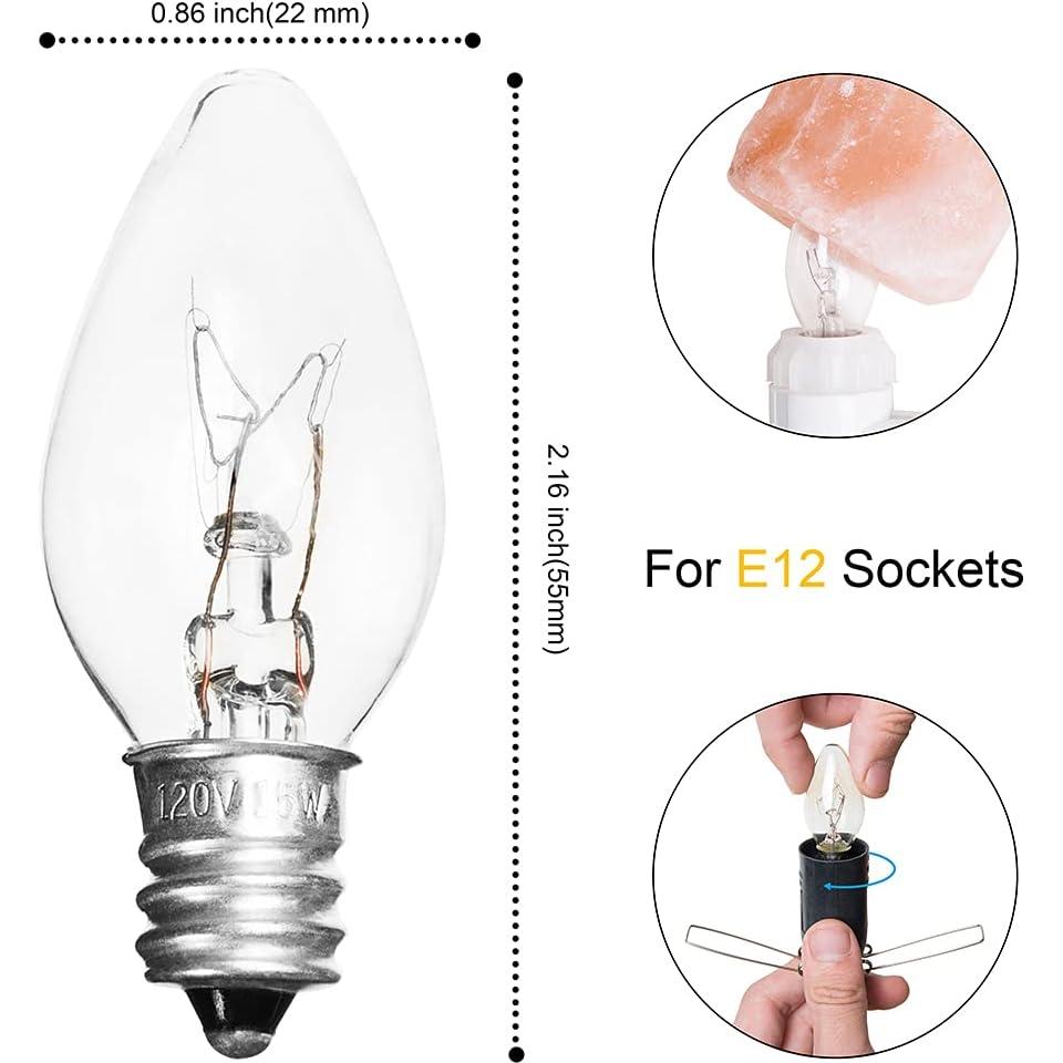 Cable de Lámpara de Sal OHLGT con 6 Bombillas Halógenas 15W