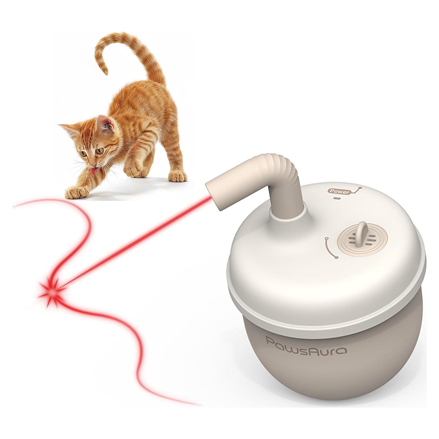 Juguete Automático de Láser para Gatos MayMaw - 3 Modos