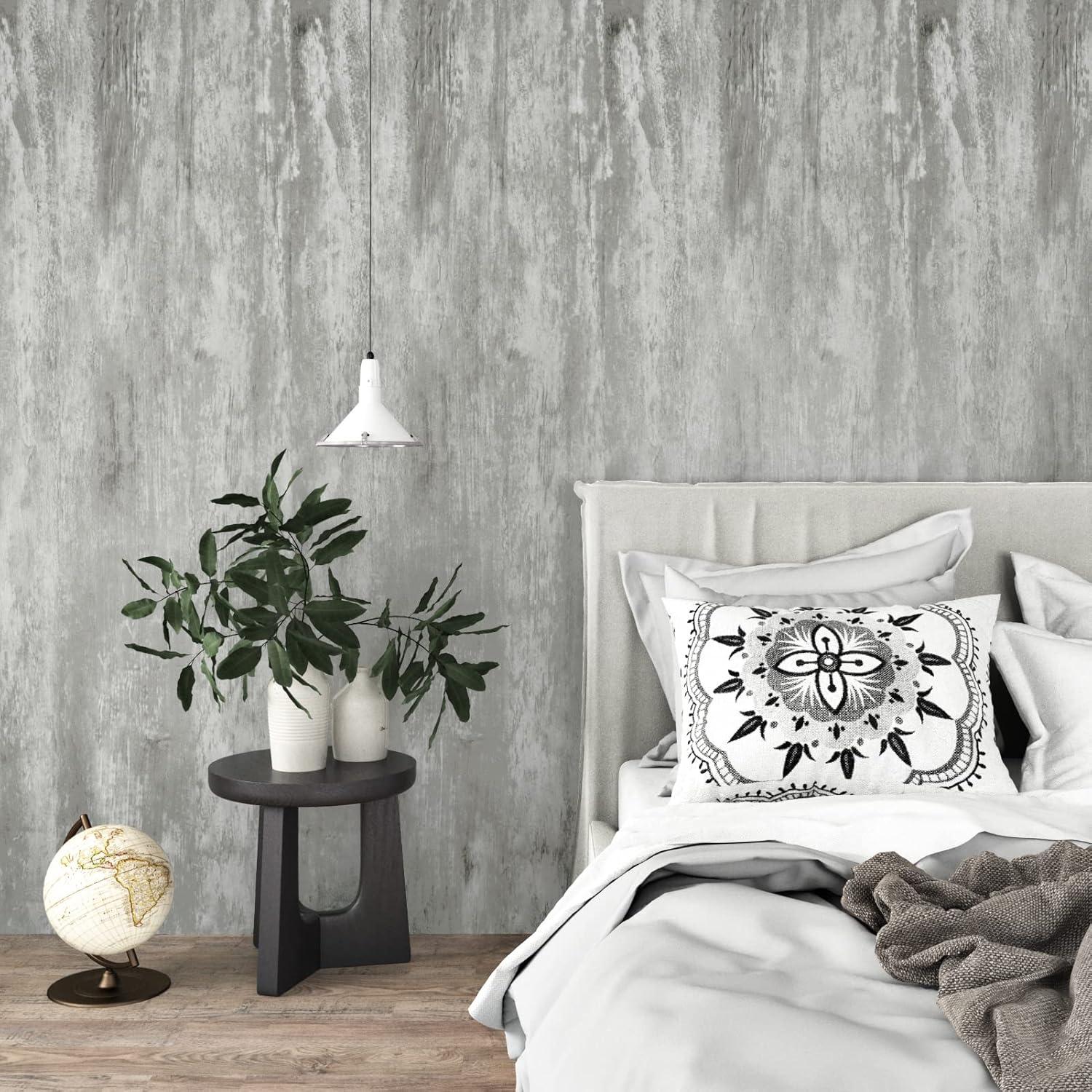 Papel Contacto Autoadhesivo Madera Gris WESTICK 40.1x198.1 cm