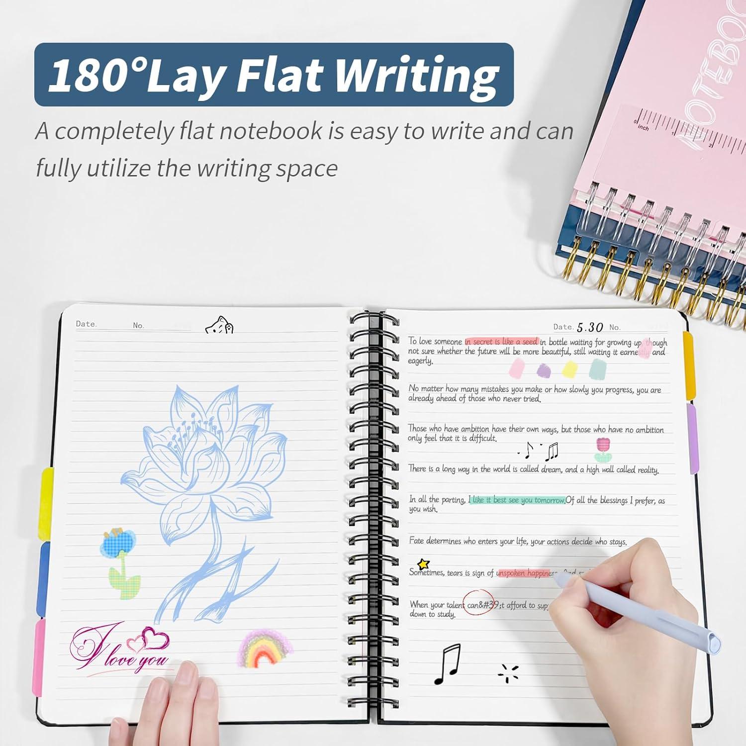 Cuaderno Ouzoustate 5 Materias A4 300 Páginas Reglas Universitarias