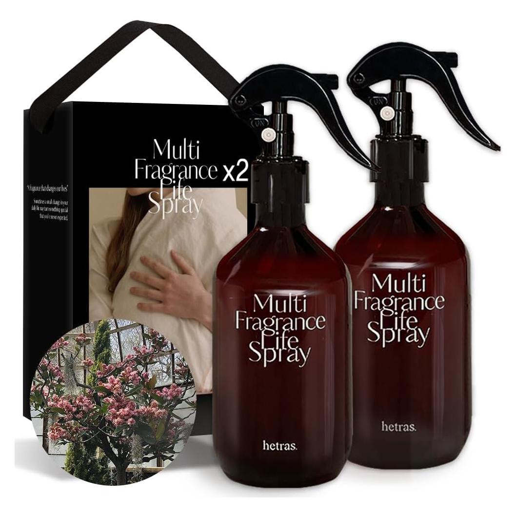 Hetras Spray de Vida Multi Fragancia 300 ml x 2 - Aroma Floristería