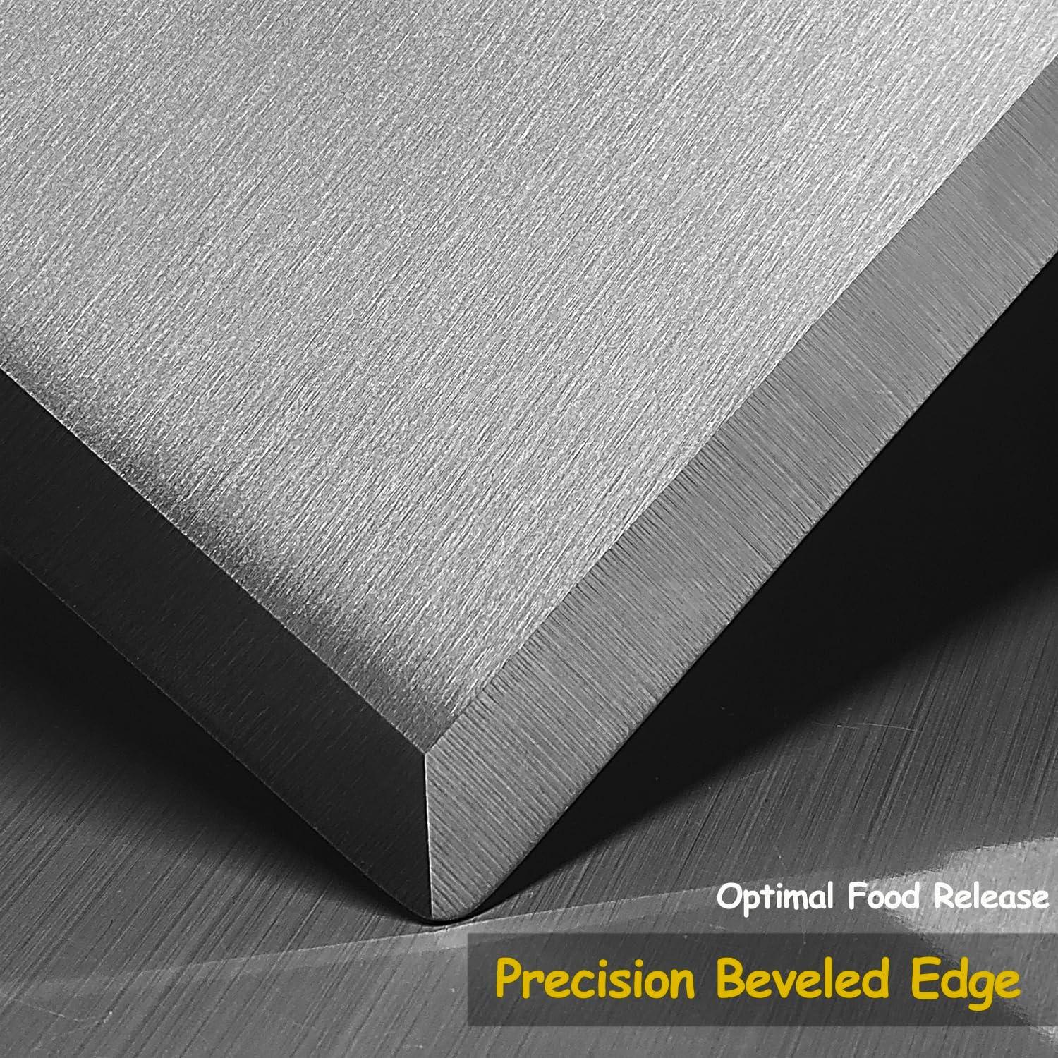 Espátula de Metal Vovoly con Mango de Silicona 12.7 x 7 cm