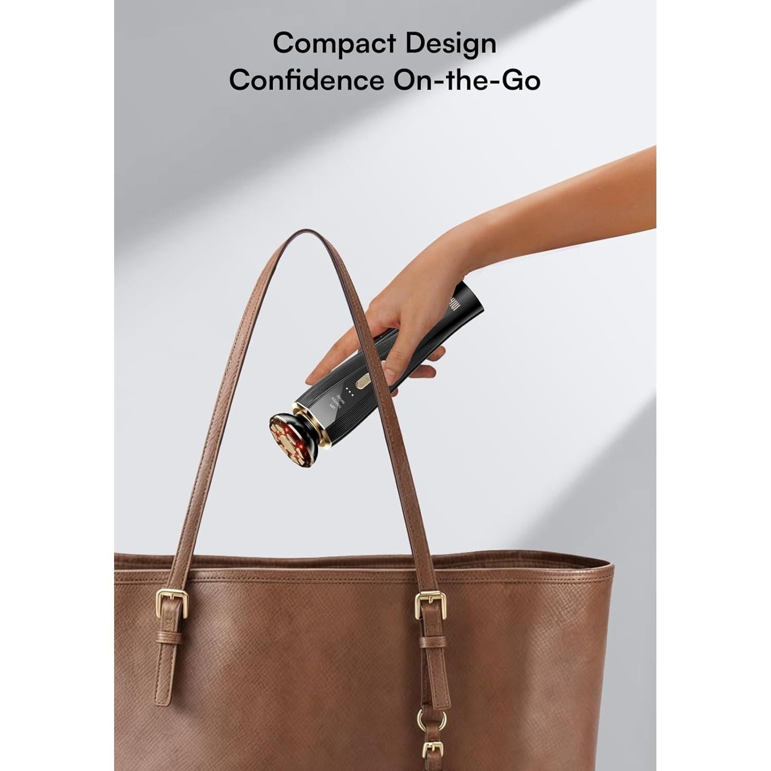 Masajeador Facial INIA X3B 3 en 1 Luz Roja y Micro-Corriente