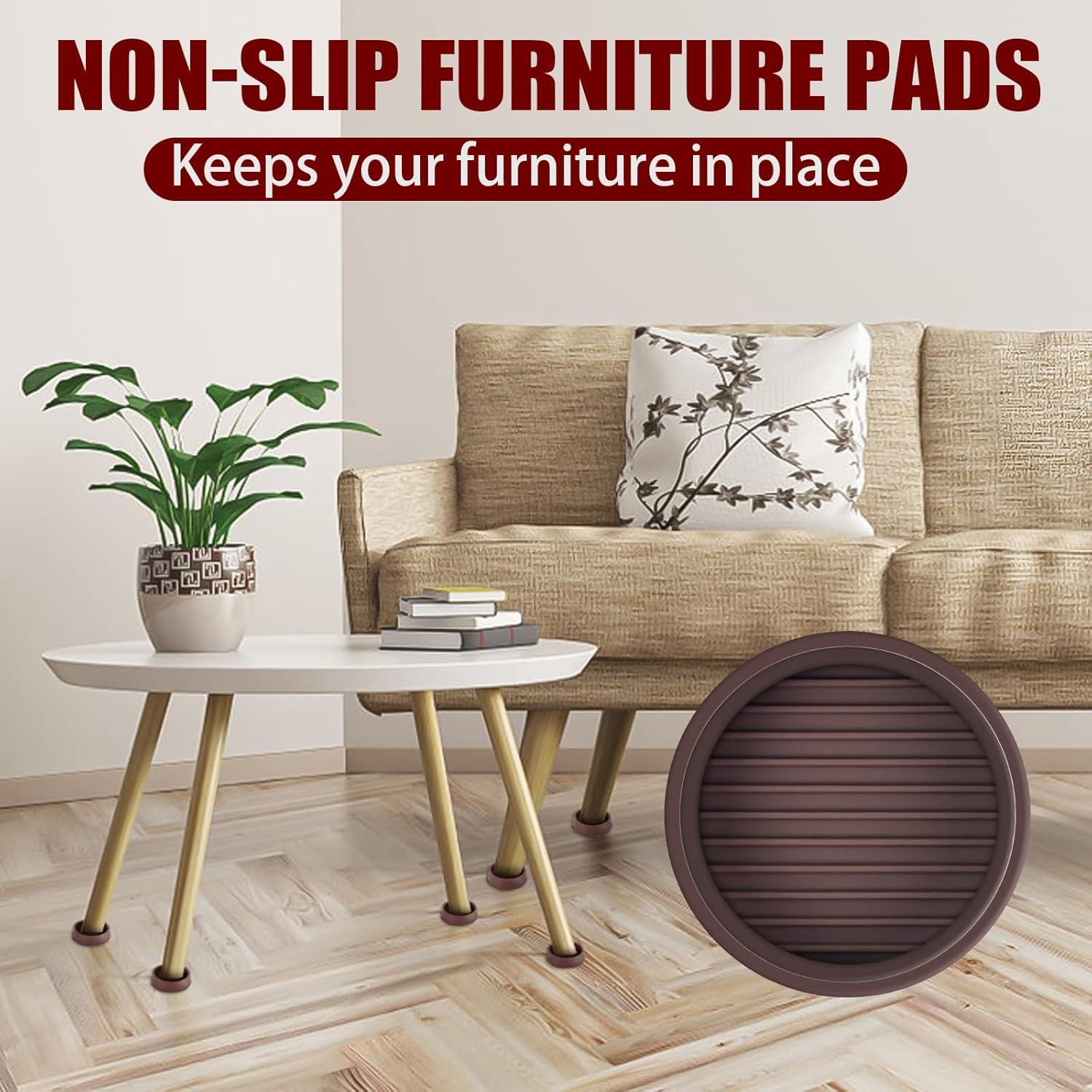 Tazas Antideslizantes para Muebles Komokeru 2x2" (Paquete de 4)