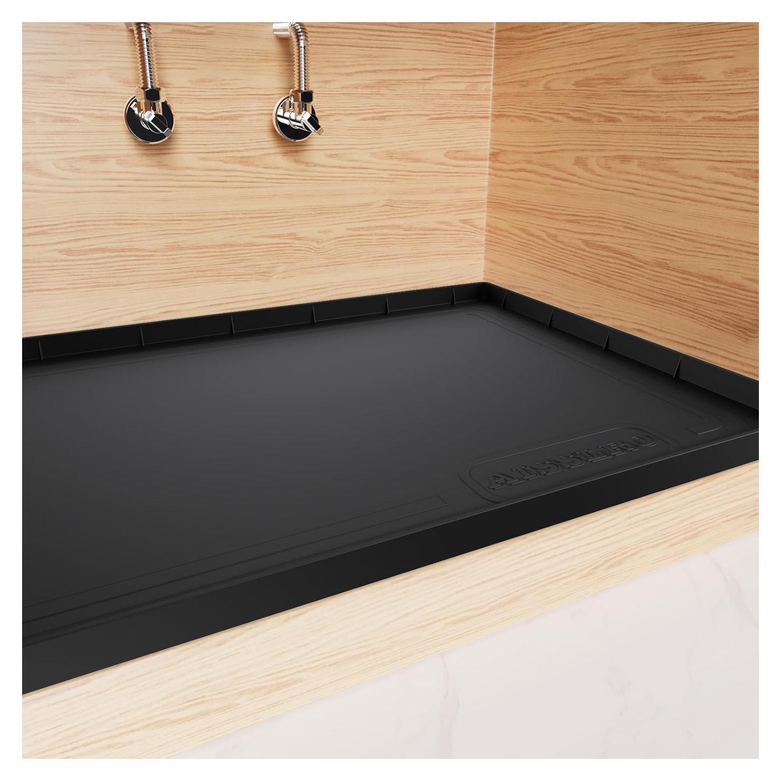 Alfombrilla impermeable Aisslro para fregadero 71x48 cm silicona