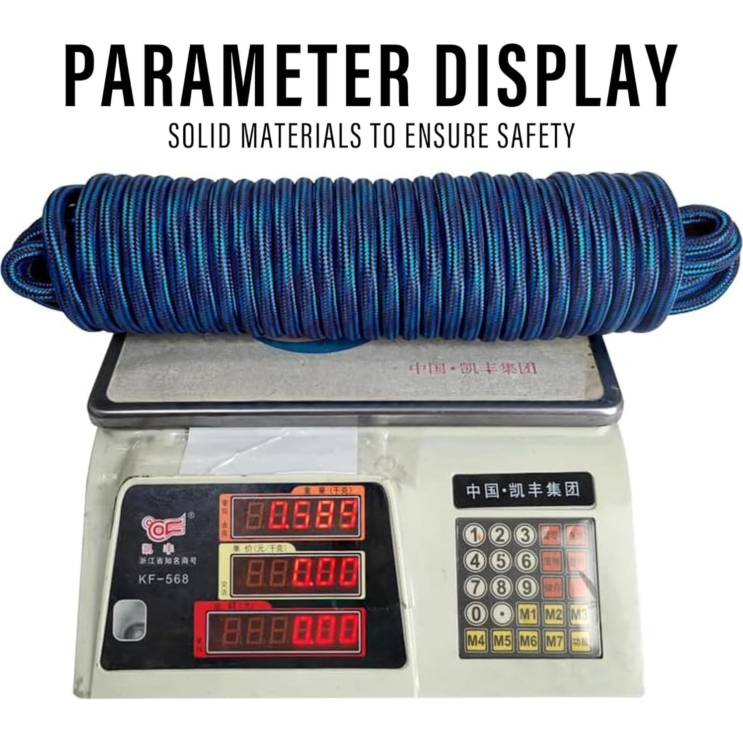 Cuerda de Polipropileno Trenzada GIAHAND 0.95 cm 18.29 m Azul