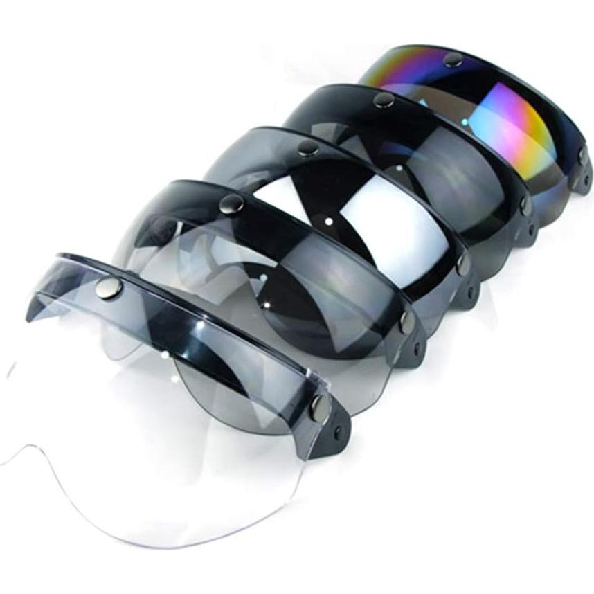 Visera Universal WANCAR para Casco Abierto Estilo Piloto