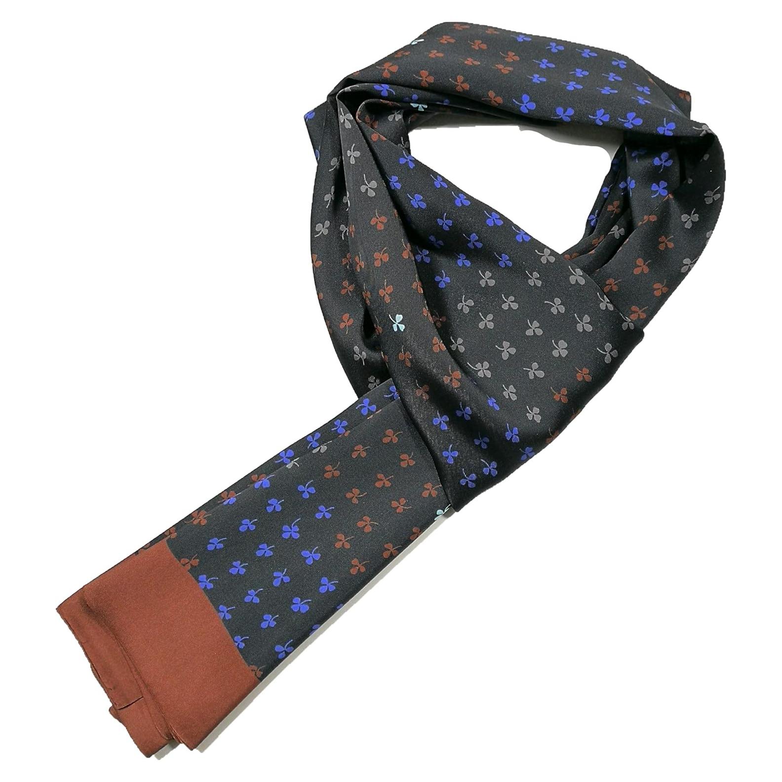 Bufanda de doble capa Shanlin para hombre en seda imitación