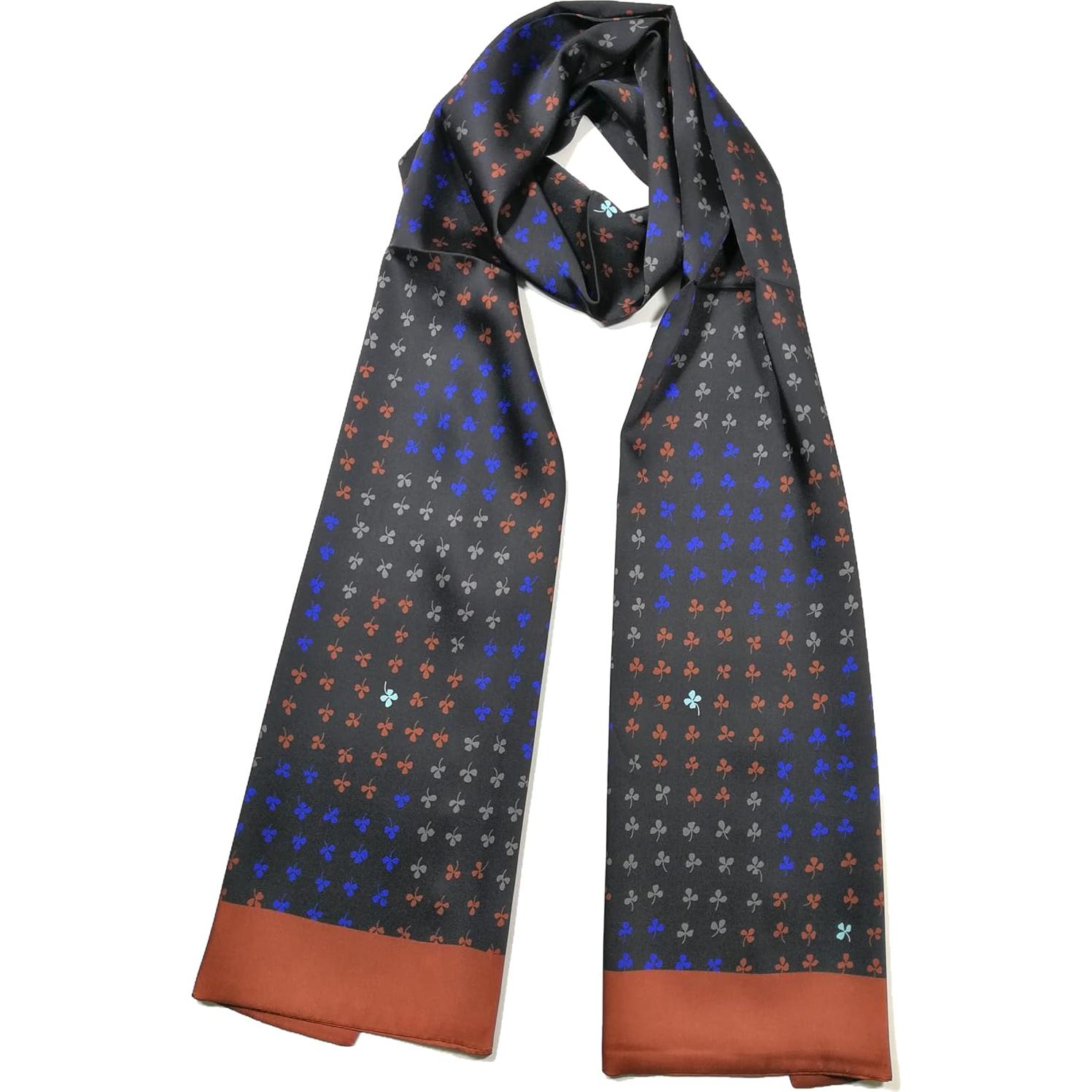 Bufanda de doble capa Shanlin para hombre en seda imitación