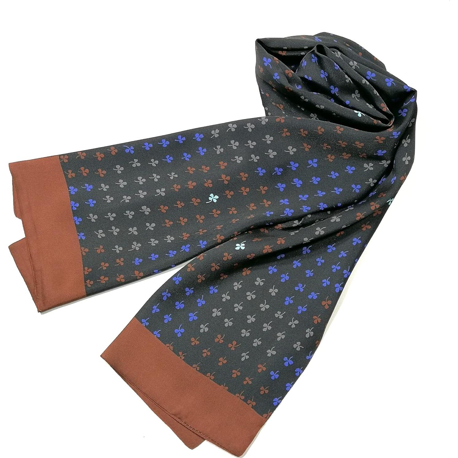 Bufanda de doble capa Shanlin para hombre en seda imitación