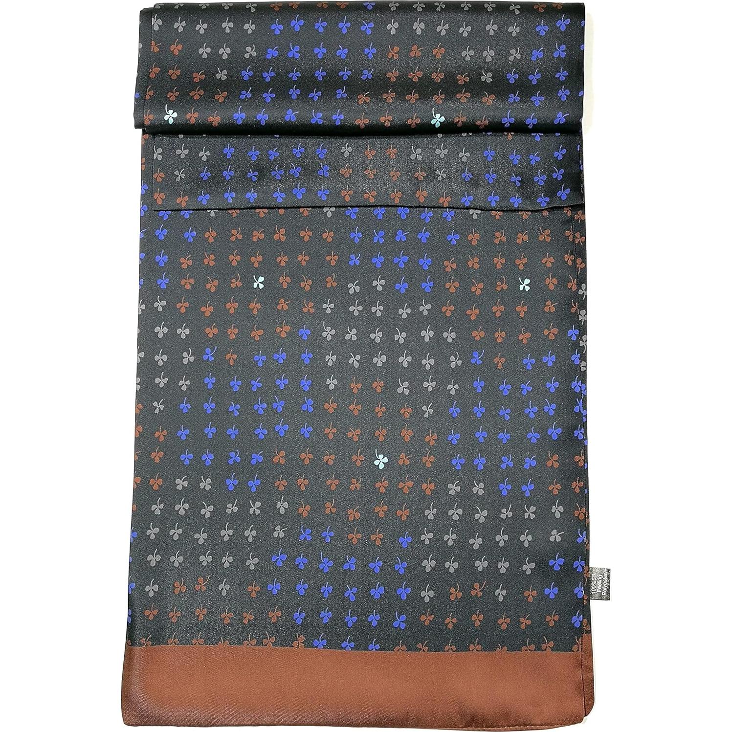 Bufanda de doble capa Shanlin para hombre en seda imitación