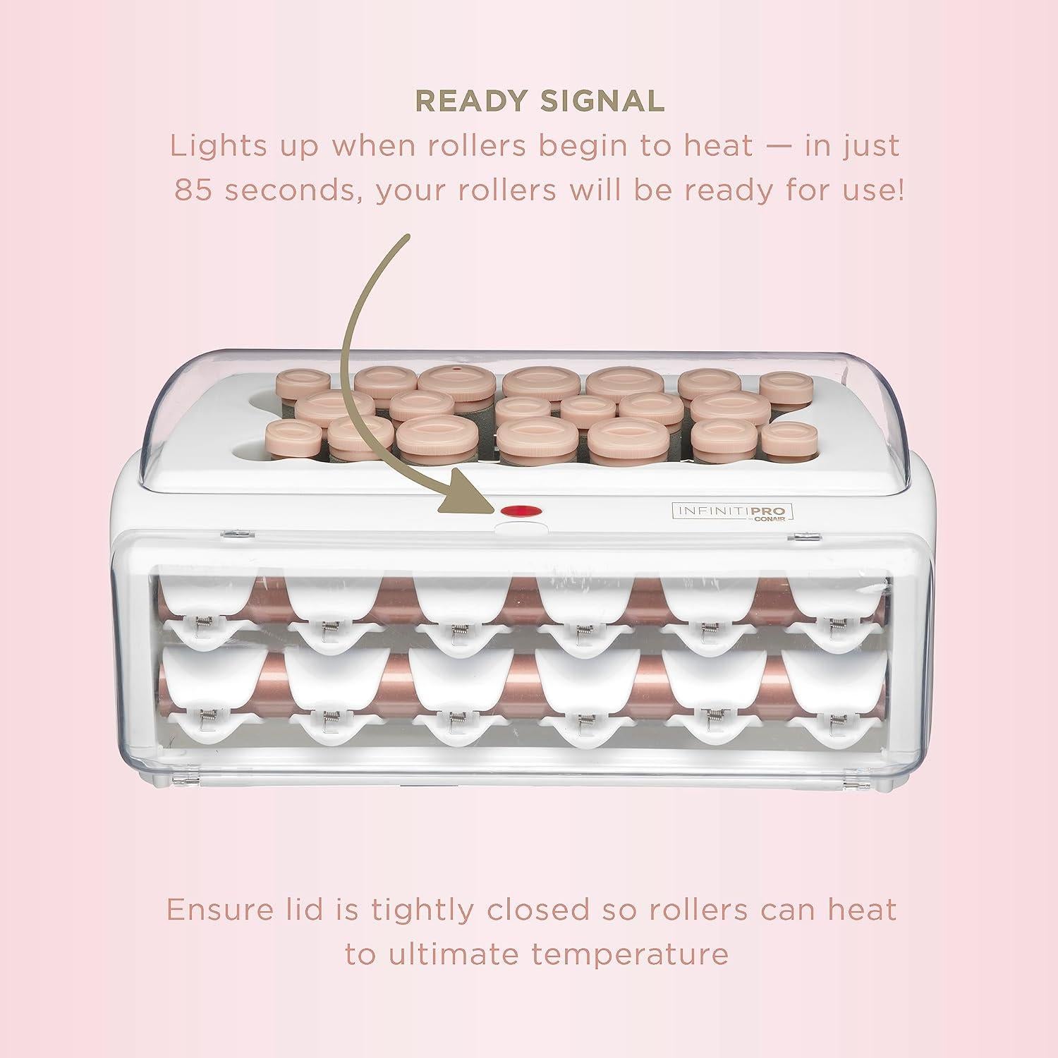 Rulos Calientes Conair InfinitiPRO - 20 Rulos Cerámicos 3.2/2.5/1.9 cm