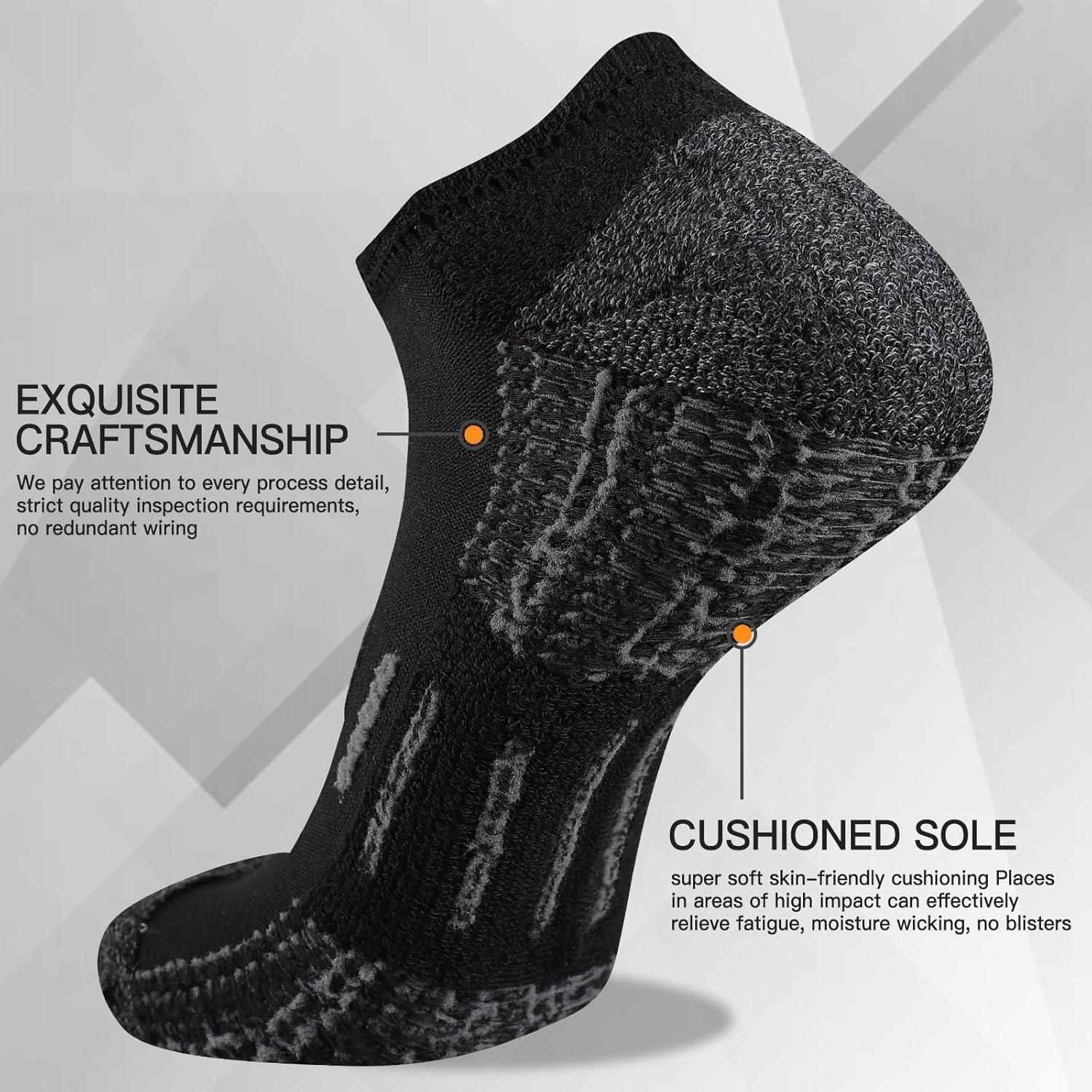 Calcetines Deportivos Heatuff para Hombre Cortos 6 Pares