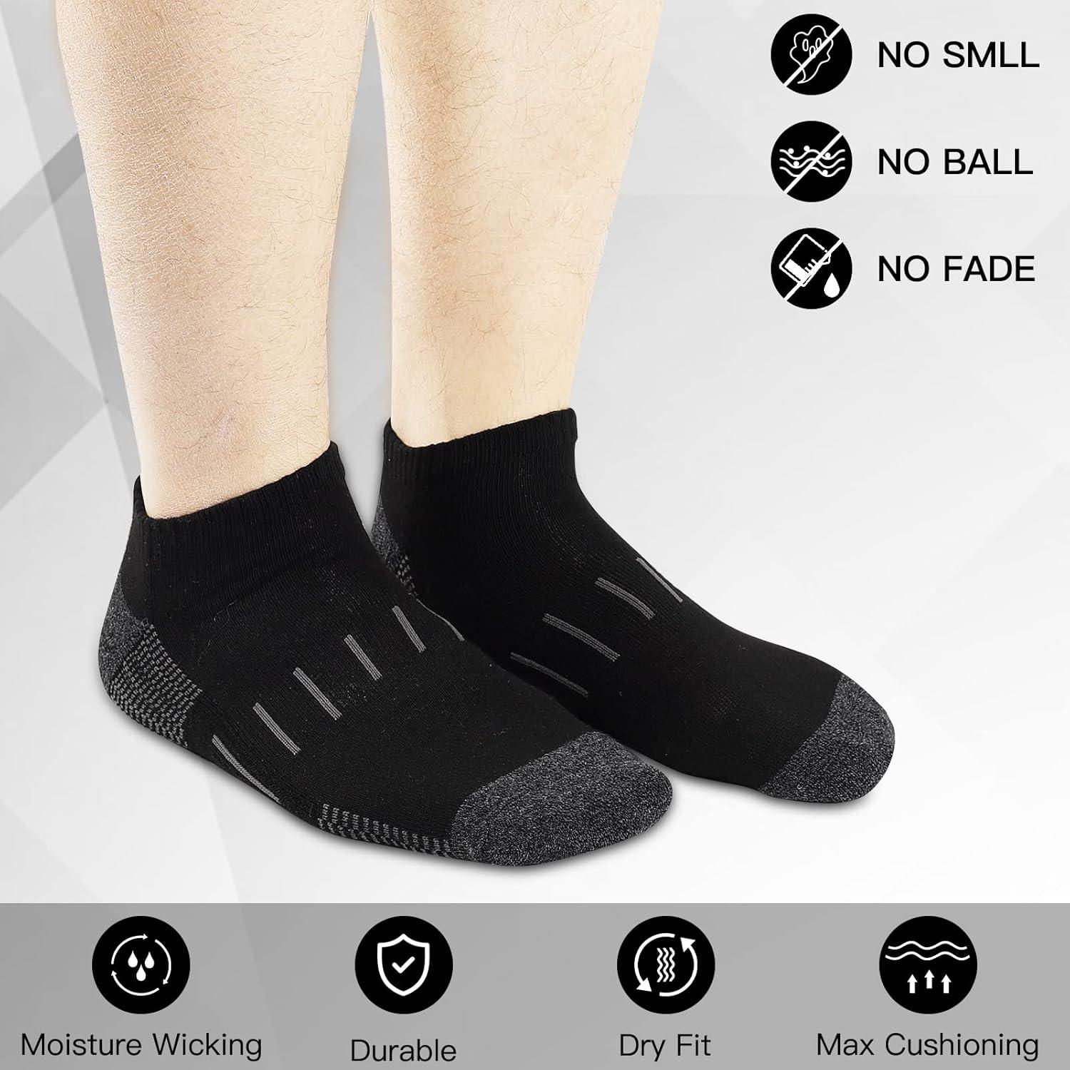 Calcetines Deportivos Heatuff para Hombre Cortos 6 Pares