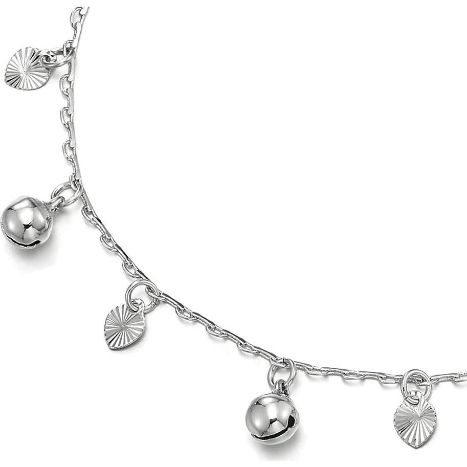 Pulsera de Tobillo Ajustable COOLSTEELANDBEYOND con Corazones