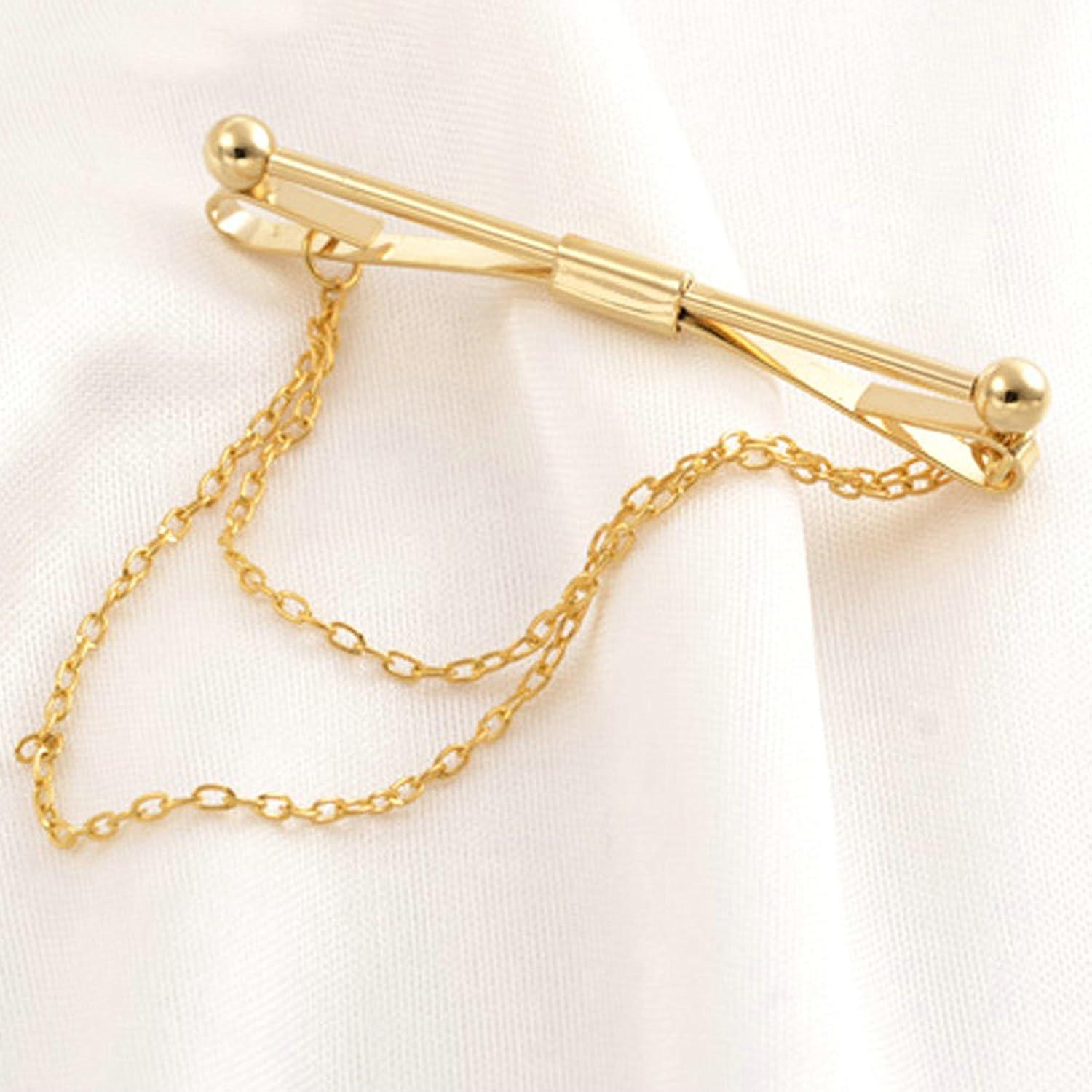 Juego de Alfileres de Corbata para Hombres JV LZ08 - 2 Piezas