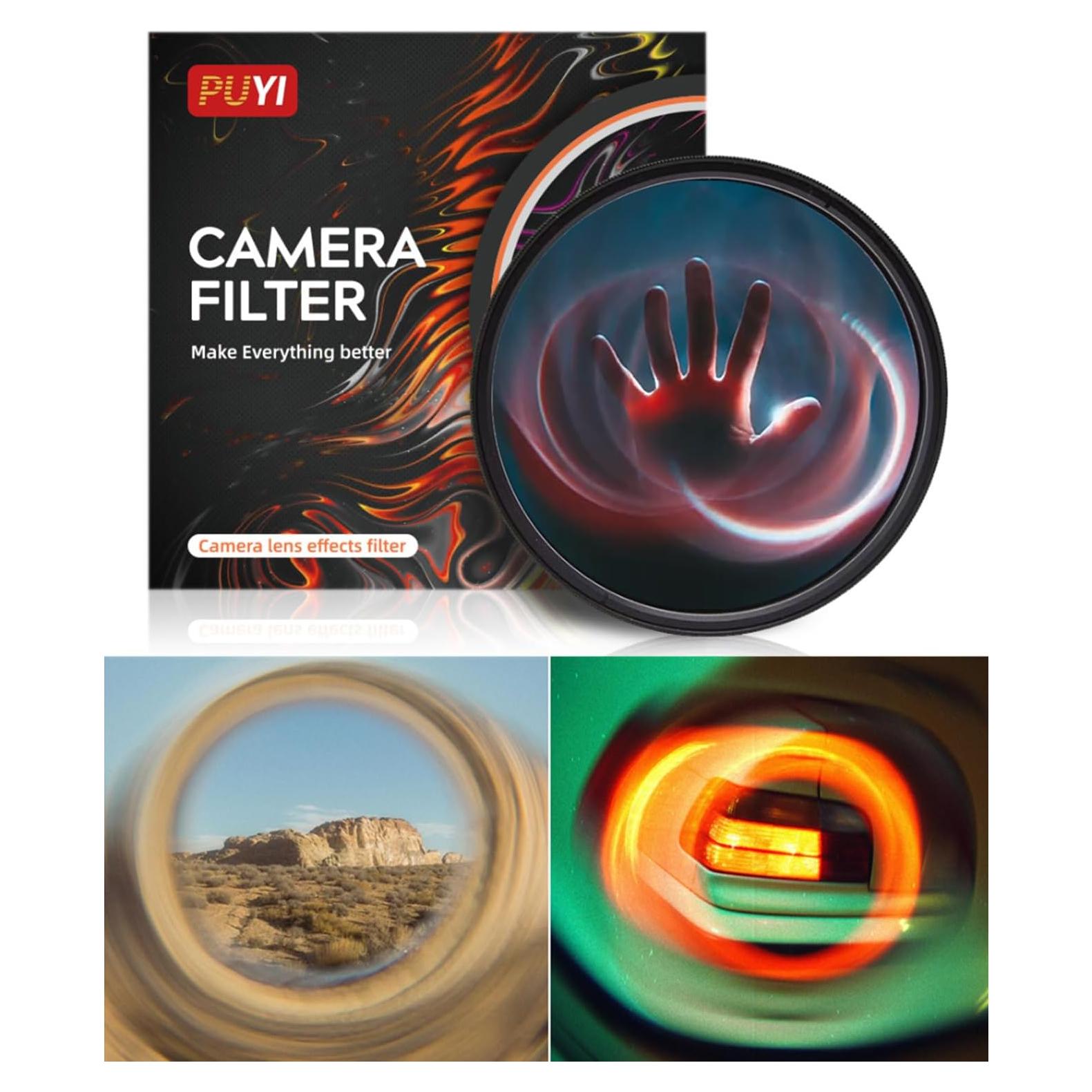 Filtro de Efecto Vortex 58MM Besvalo para Cámara DSLR