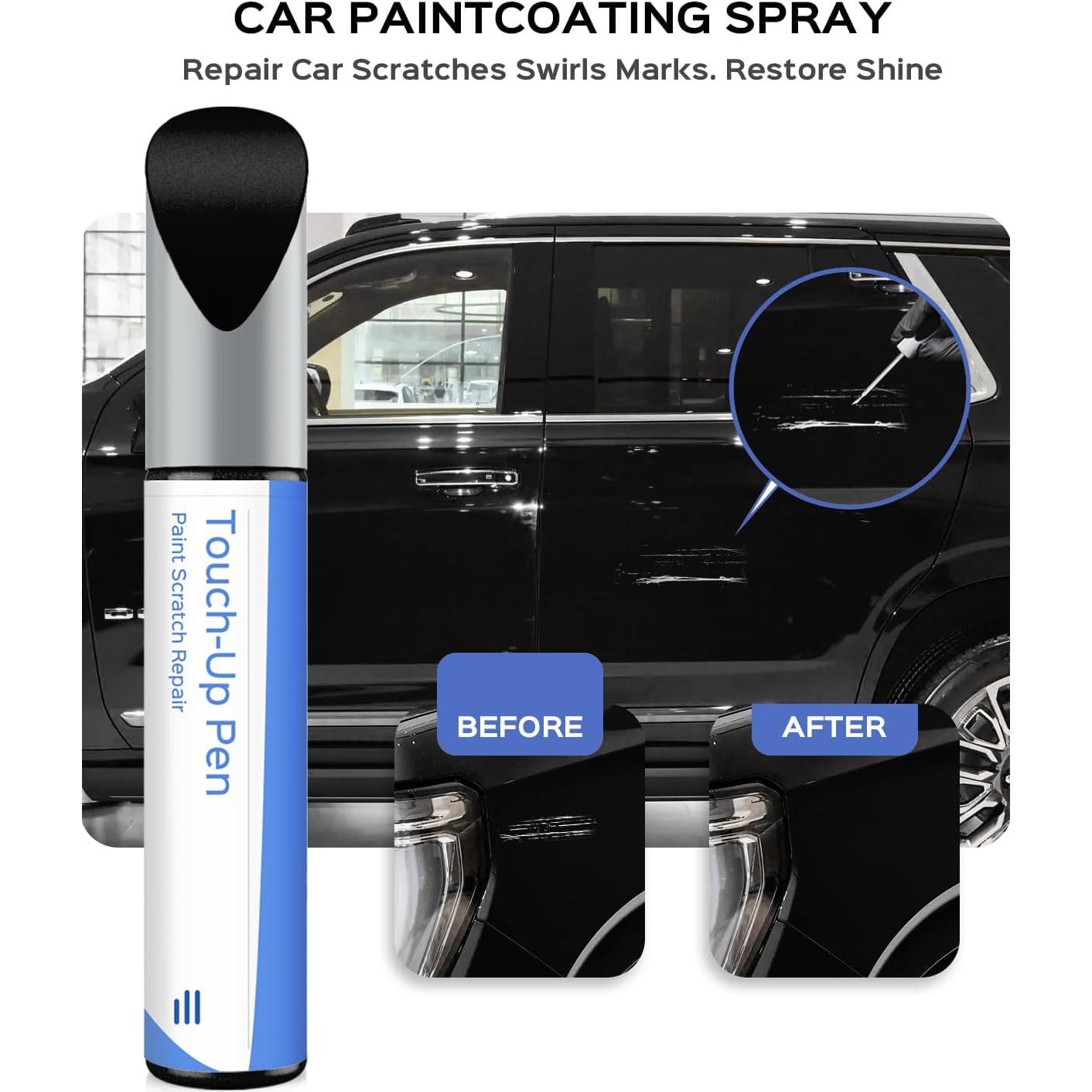 Pintura de Retoque Automotriz PARTS4EV Negro 0.2 Fl Oz para GMC